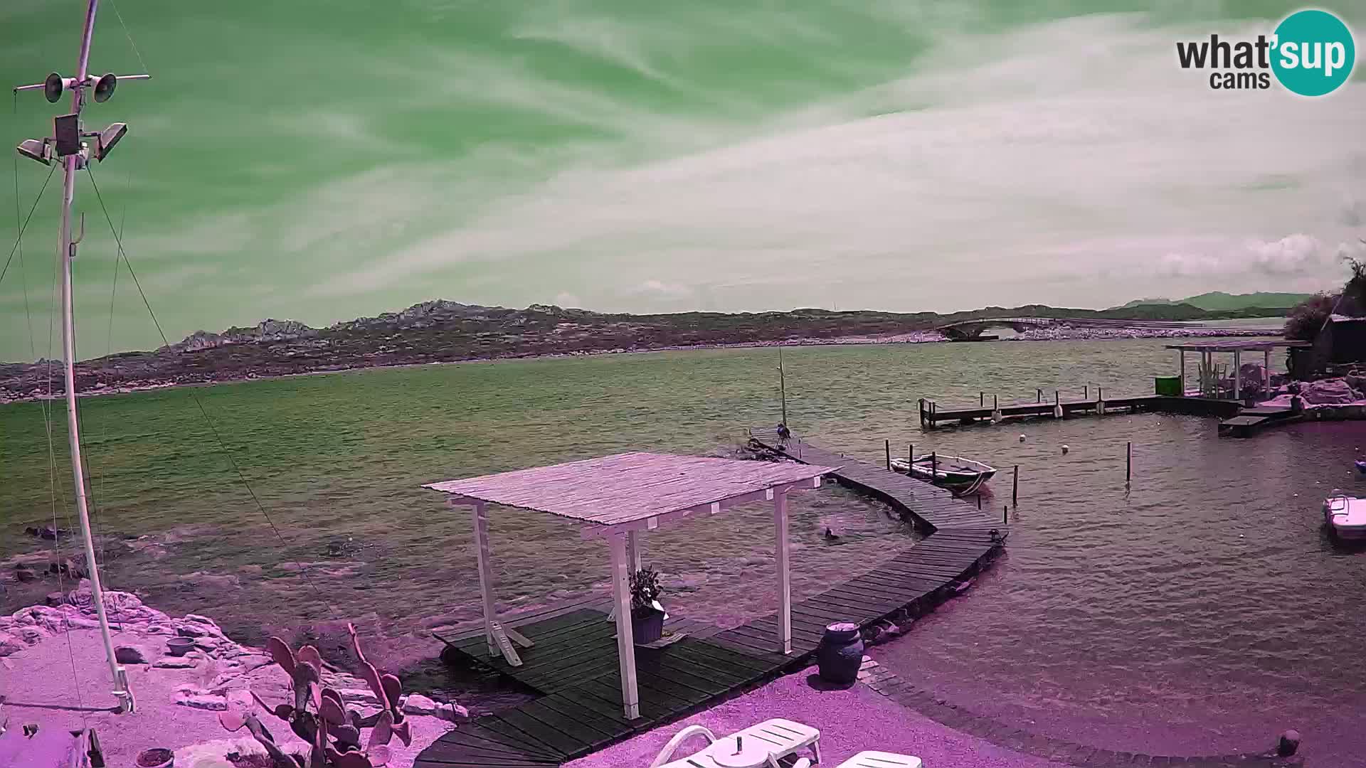 Webcam en vivo Ponte Caprera – La Maddalena – Cerdeña – Italia