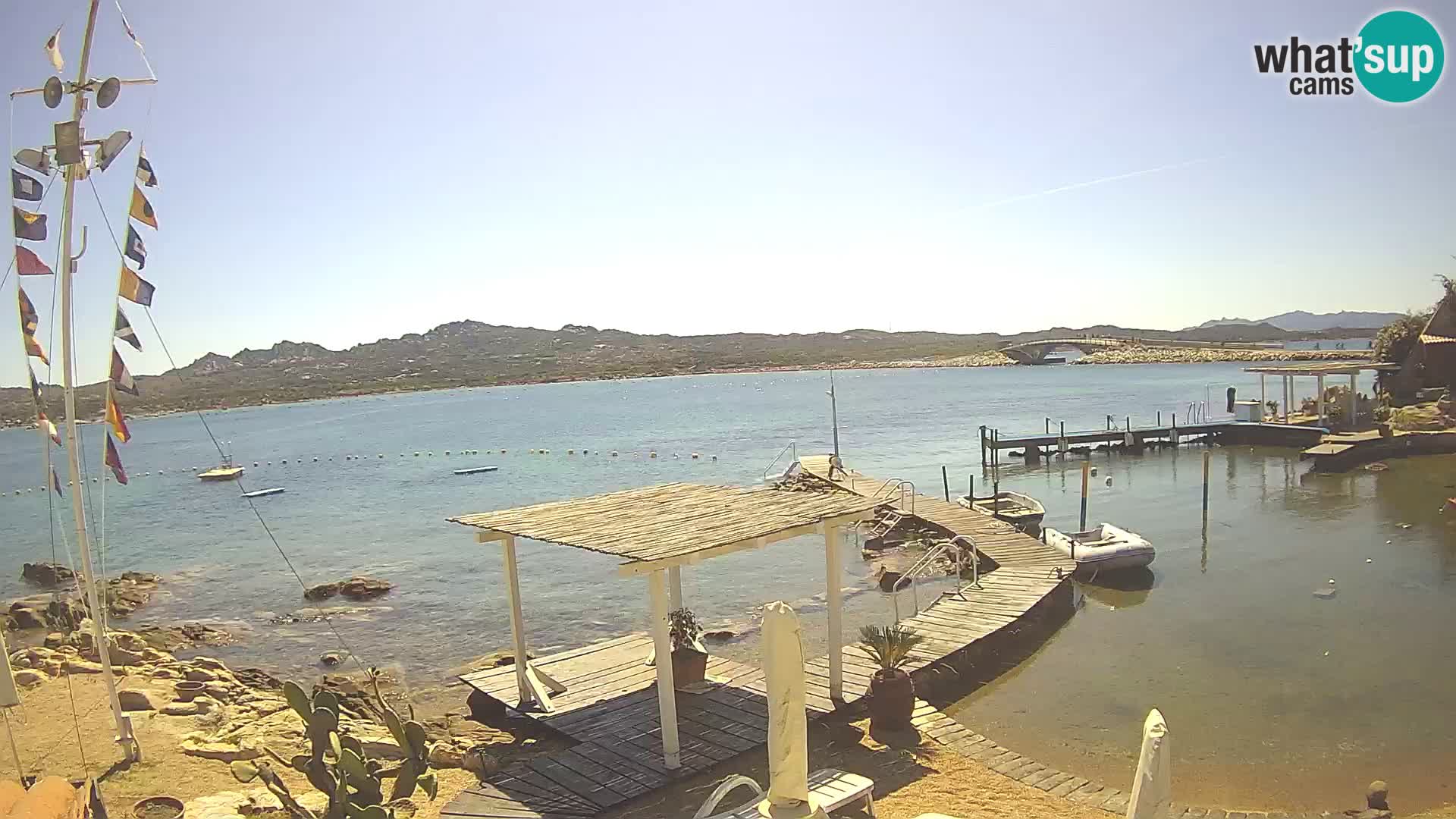 Live webcam Ponte Caprera – La Maddalena – Sardinia – Italy