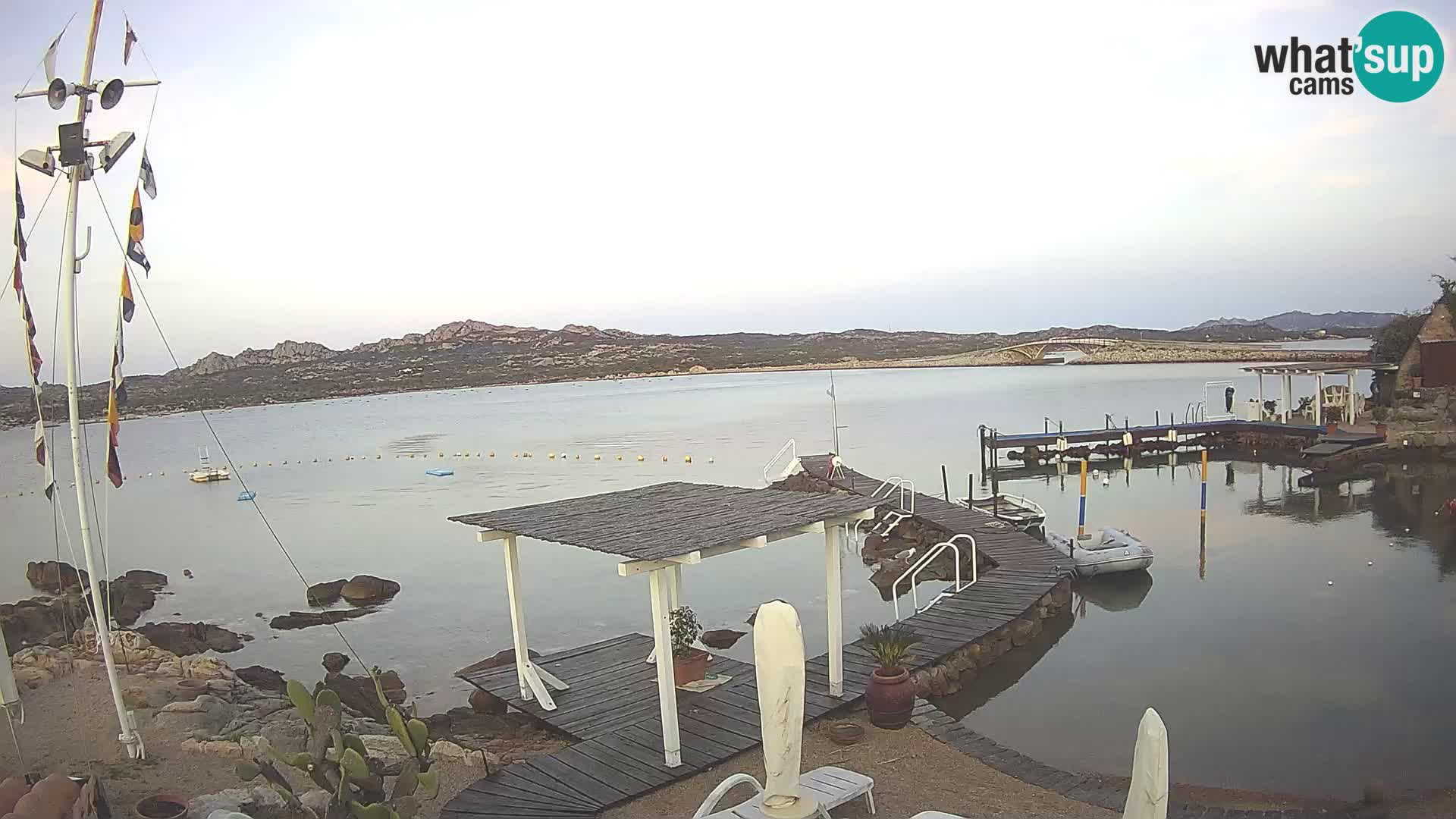 Webcam en direct Ponte Caprera – La Maddalena – Sardaigne – Italie