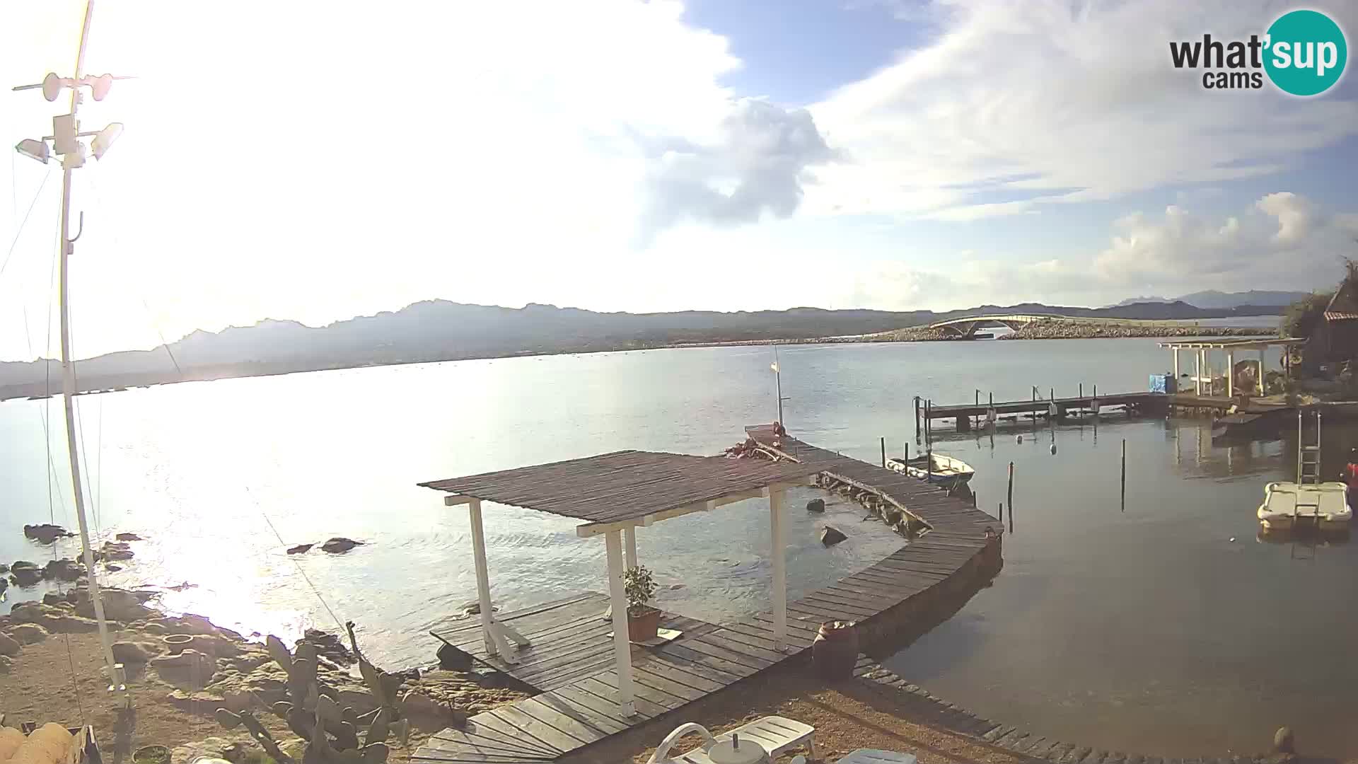 Webcam en direct Ponte Caprera – La Maddalena – Sardaigne – Italie