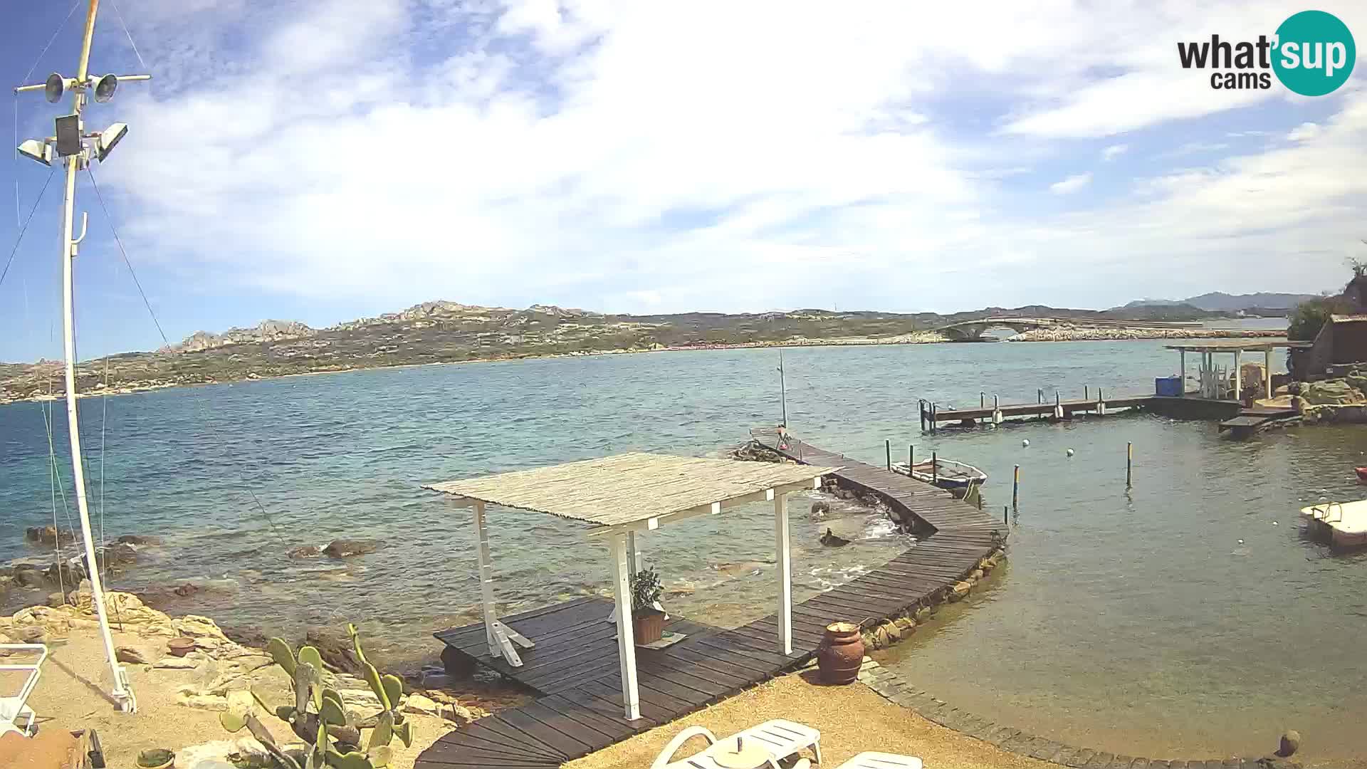 Live webcam Ponte Caprera – La Maddalena – Sardinia – Italy