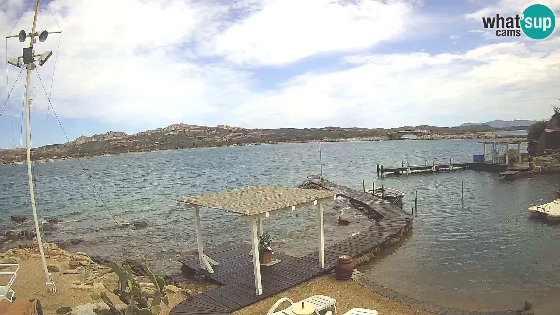 Live-Webcam Ponte Caprera – La Maddalena – Sardinien – Italien