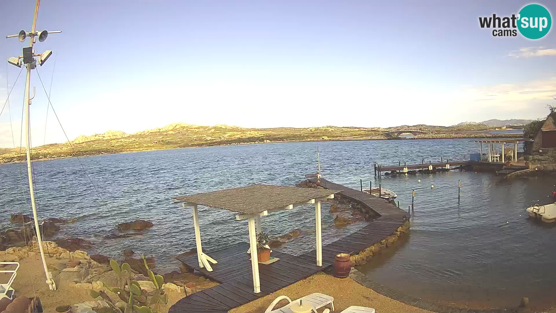 Live webcam Ponte Caprera – La Maddalena – Sardinia – Italy