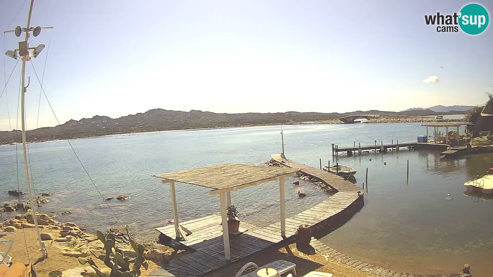 Live webcam Ponte Caprera – La Maddalena – Sardegna – Italia