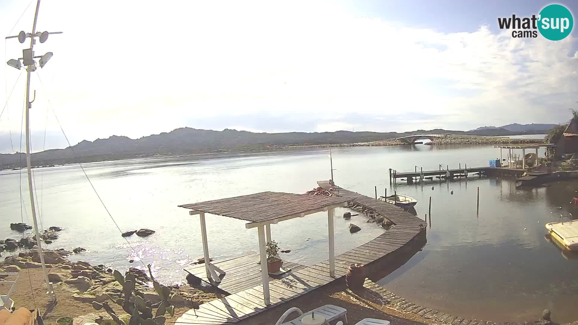 Live-Webcam Ponte Caprera – La Maddalena – Sardinien – Italien