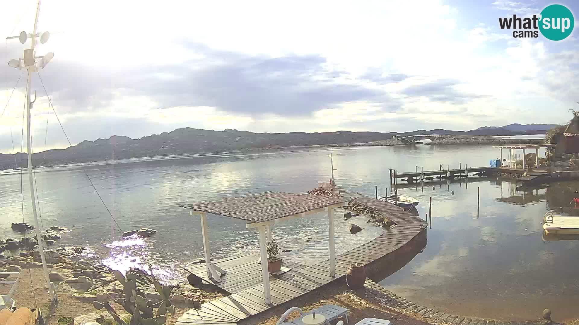 Webcam en vivo Ponte Caprera – La Maddalena – Cerdeña – Italia