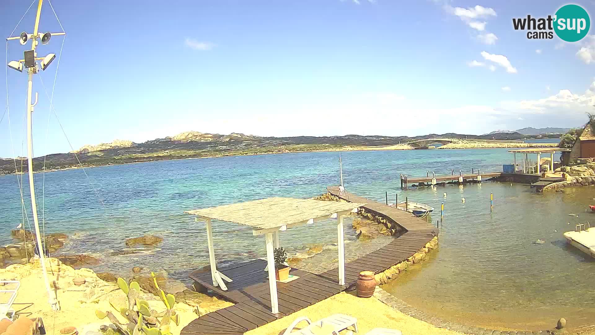 Live-Webcam Ponte Caprera – La Maddalena – Sardinien – Italien