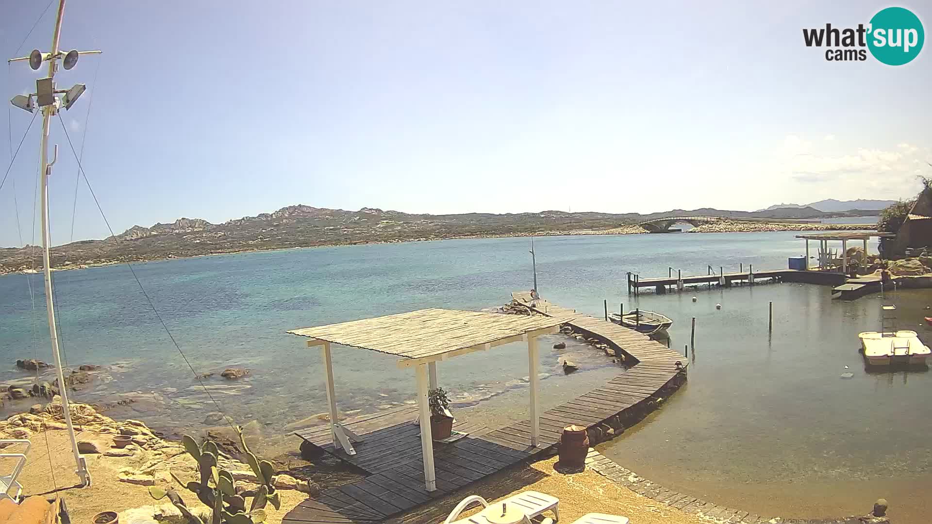 Live webcam Ponte Caprera – La Maddalena – Sardegna – Italia