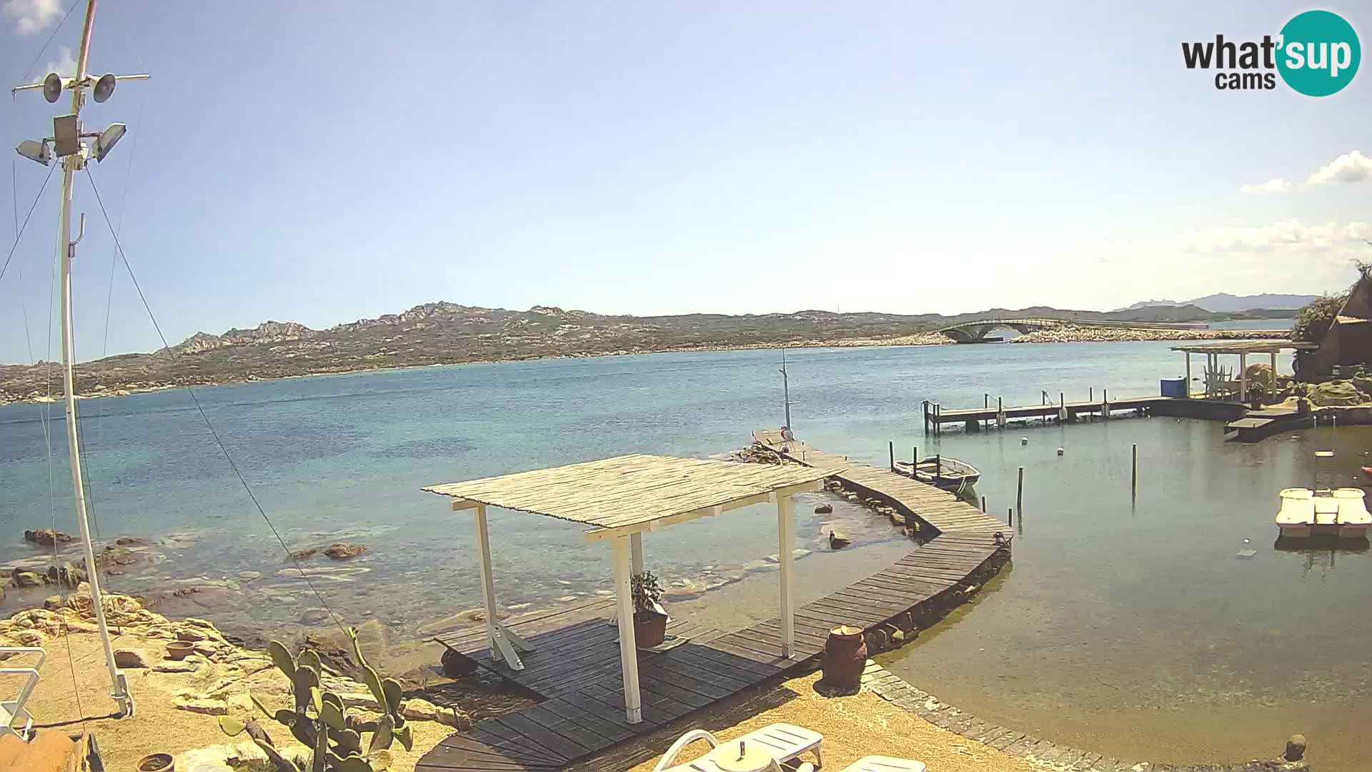 Live-Webcam Ponte Caprera – La Maddalena – Sardinien – Italien