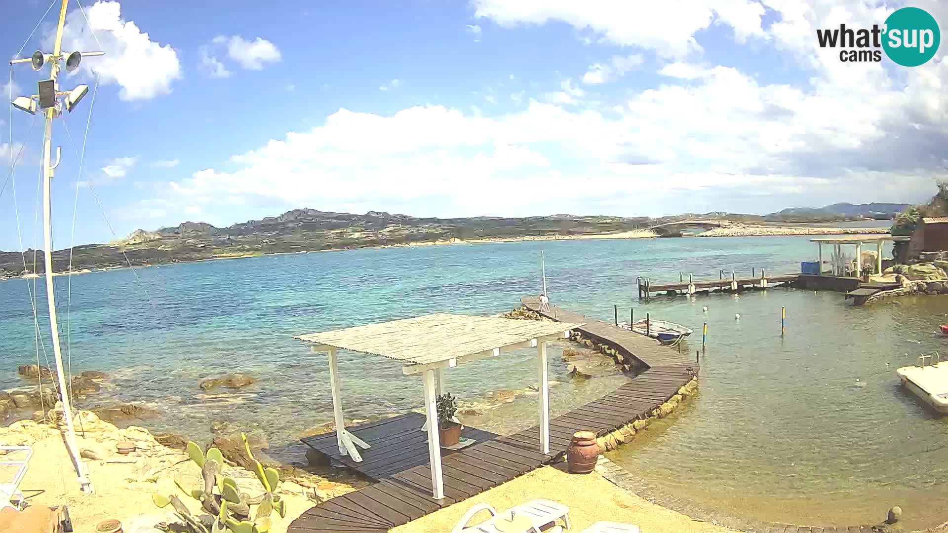 Live webcam Ponte Caprera – La Maddalena – Sardinia – Italy