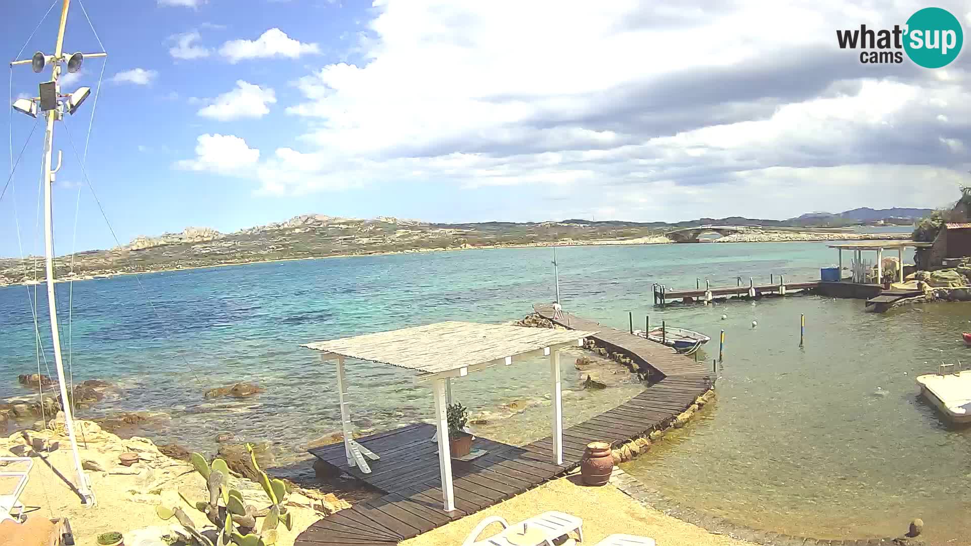 Webcam en direct Ponte Caprera – La Maddalena – Sardaigne – Italie