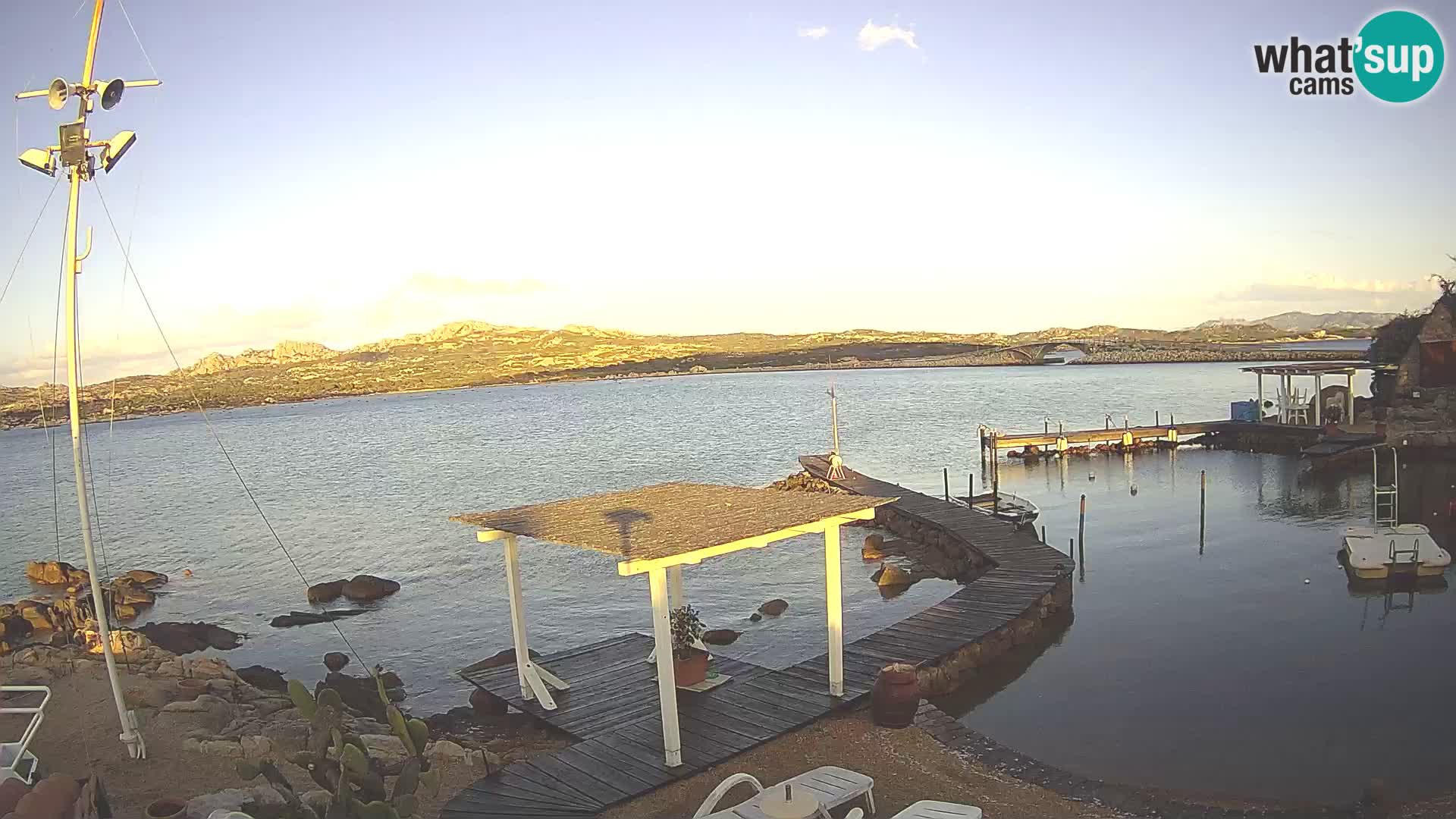 Webcam en vivo Ponte Caprera – La Maddalena – Cerdeña – Italia
