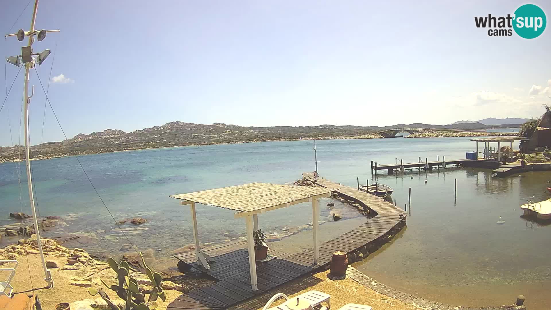 Live webcam Ponte Caprera – La Maddalena – Sardegna – Italia