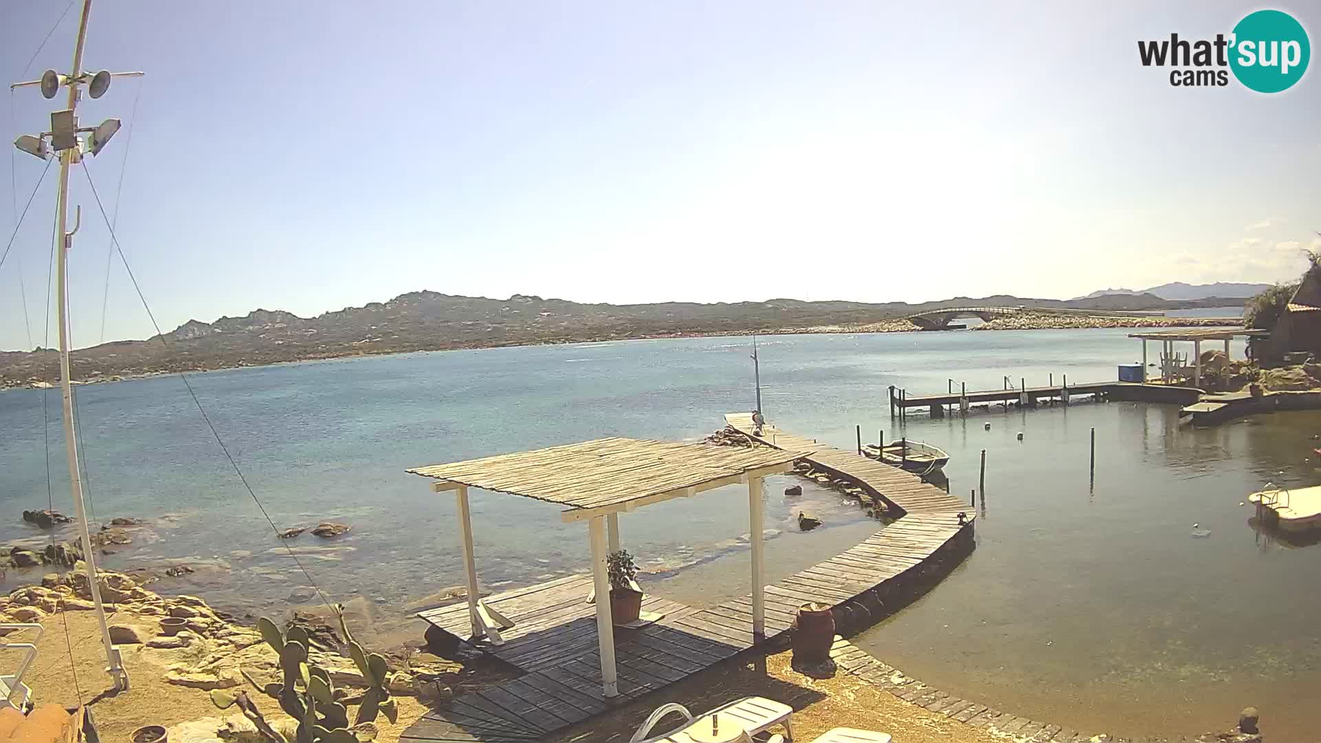Live-Webcam Ponte Caprera – La Maddalena – Sardinien – Italien