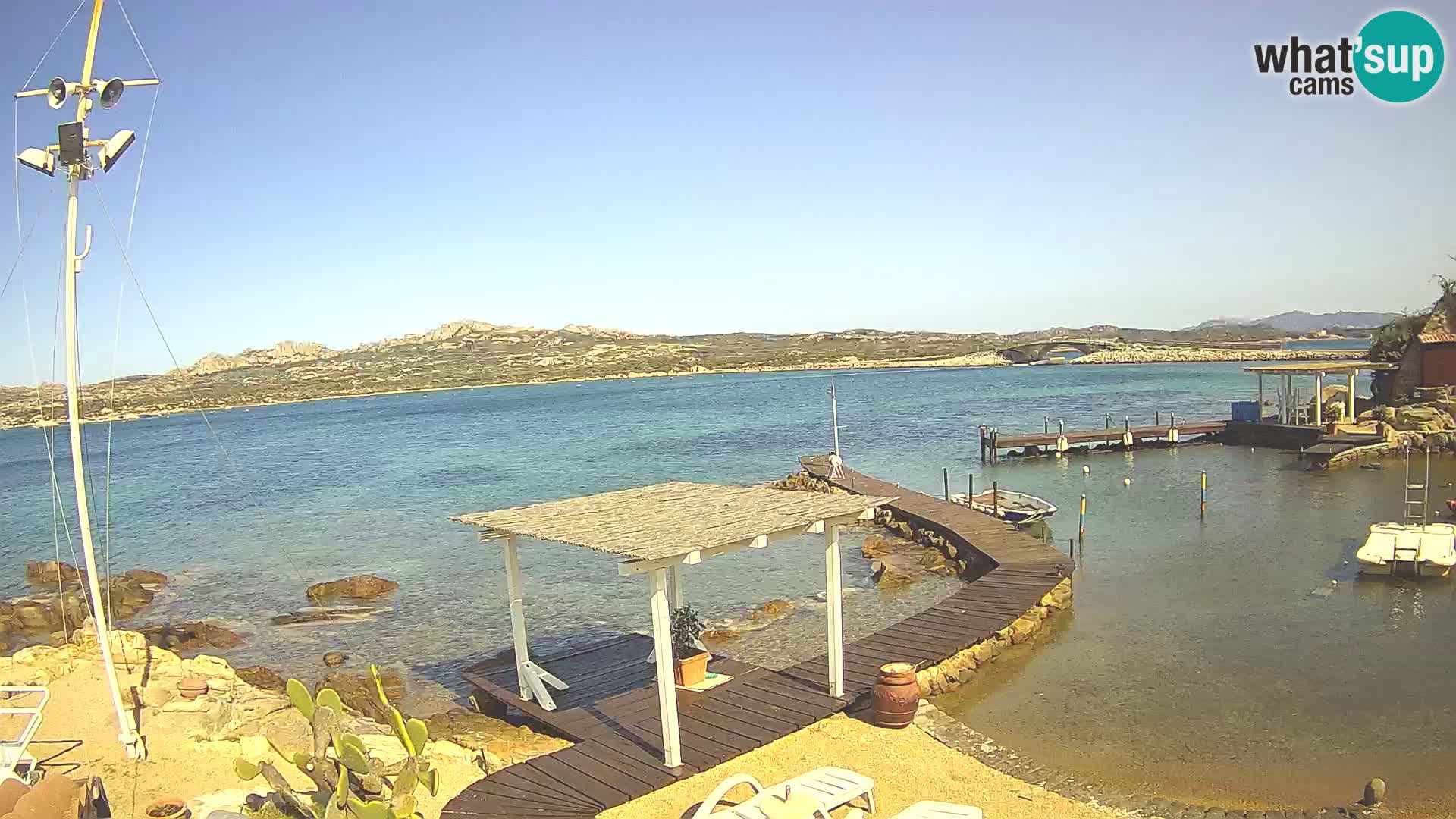 Webcam en direct Ponte Caprera – La Maddalena – Sardaigne – Italie