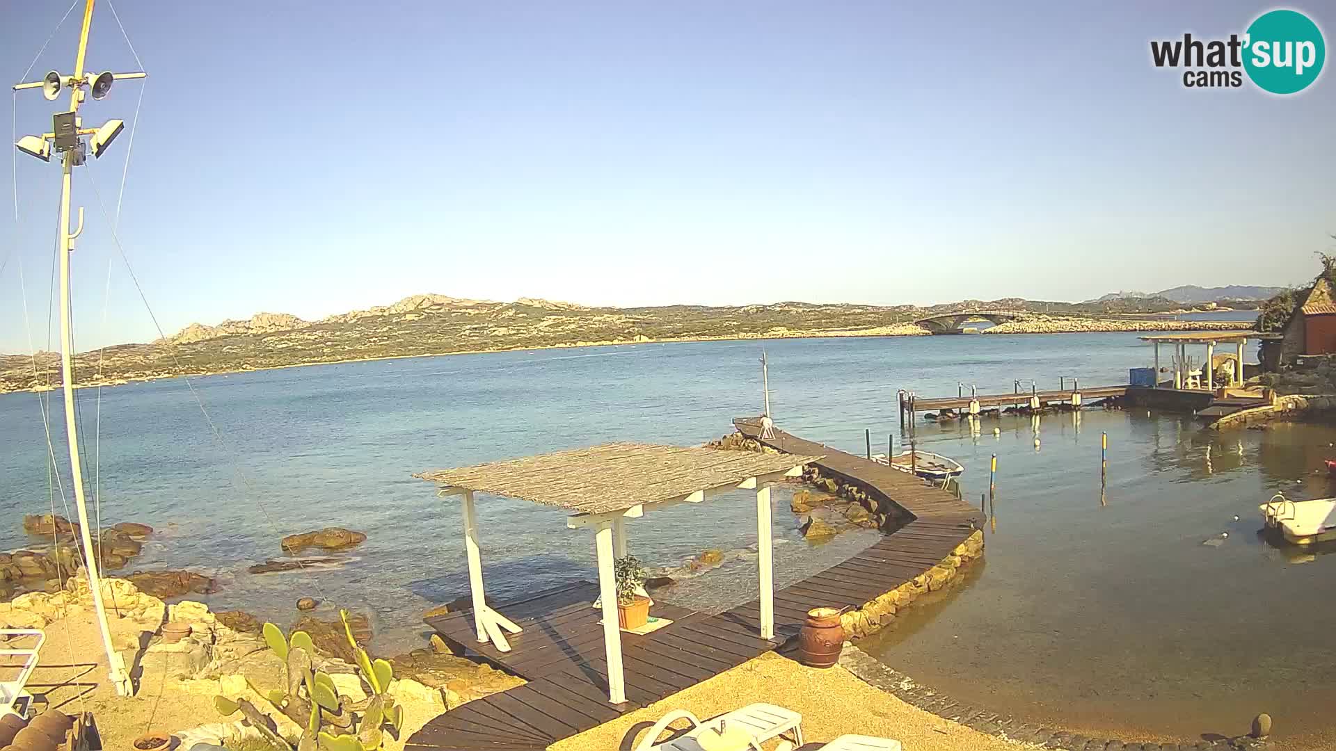 Live-Webcam Ponte Caprera – La Maddalena – Sardinien – Italien