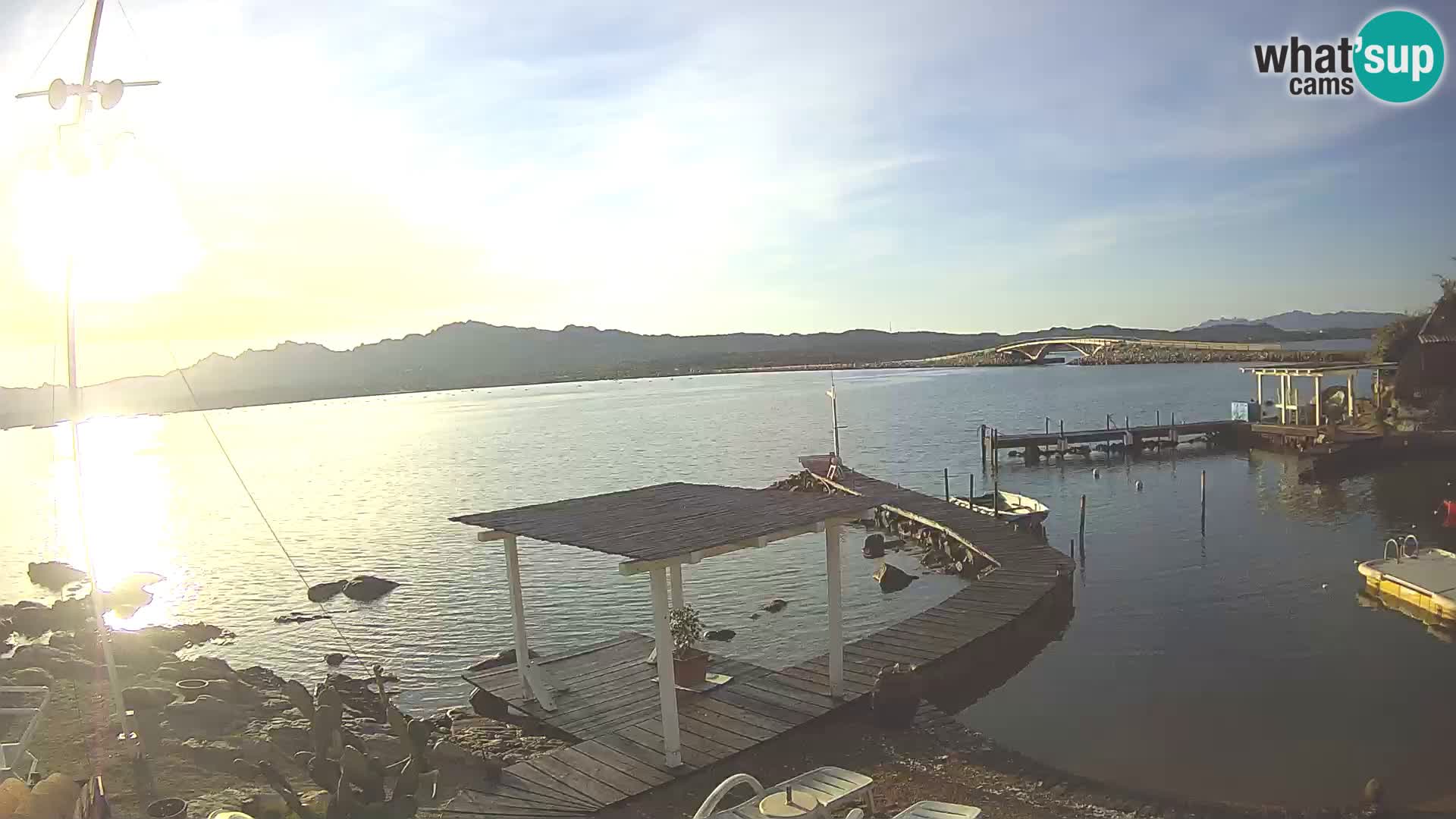 Webcam en vivo Ponte Caprera – La Maddalena – Cerdeña – Italia