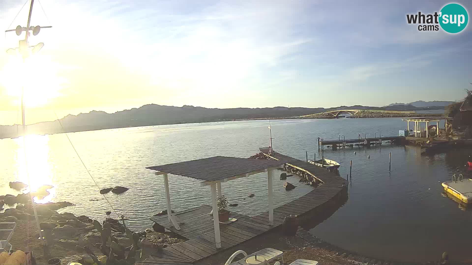 Webcam en direct Ponte Caprera – La Maddalena – Sardaigne – Italie