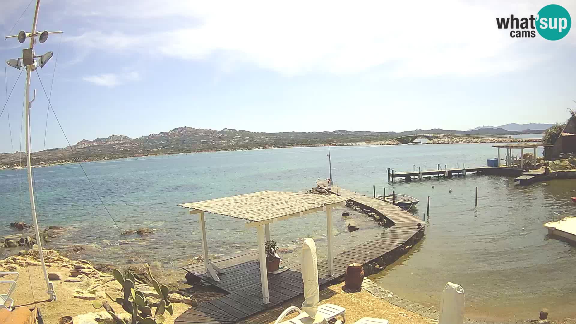 Webcam en vivo Ponte Caprera – La Maddalena – Cerdeña – Italia