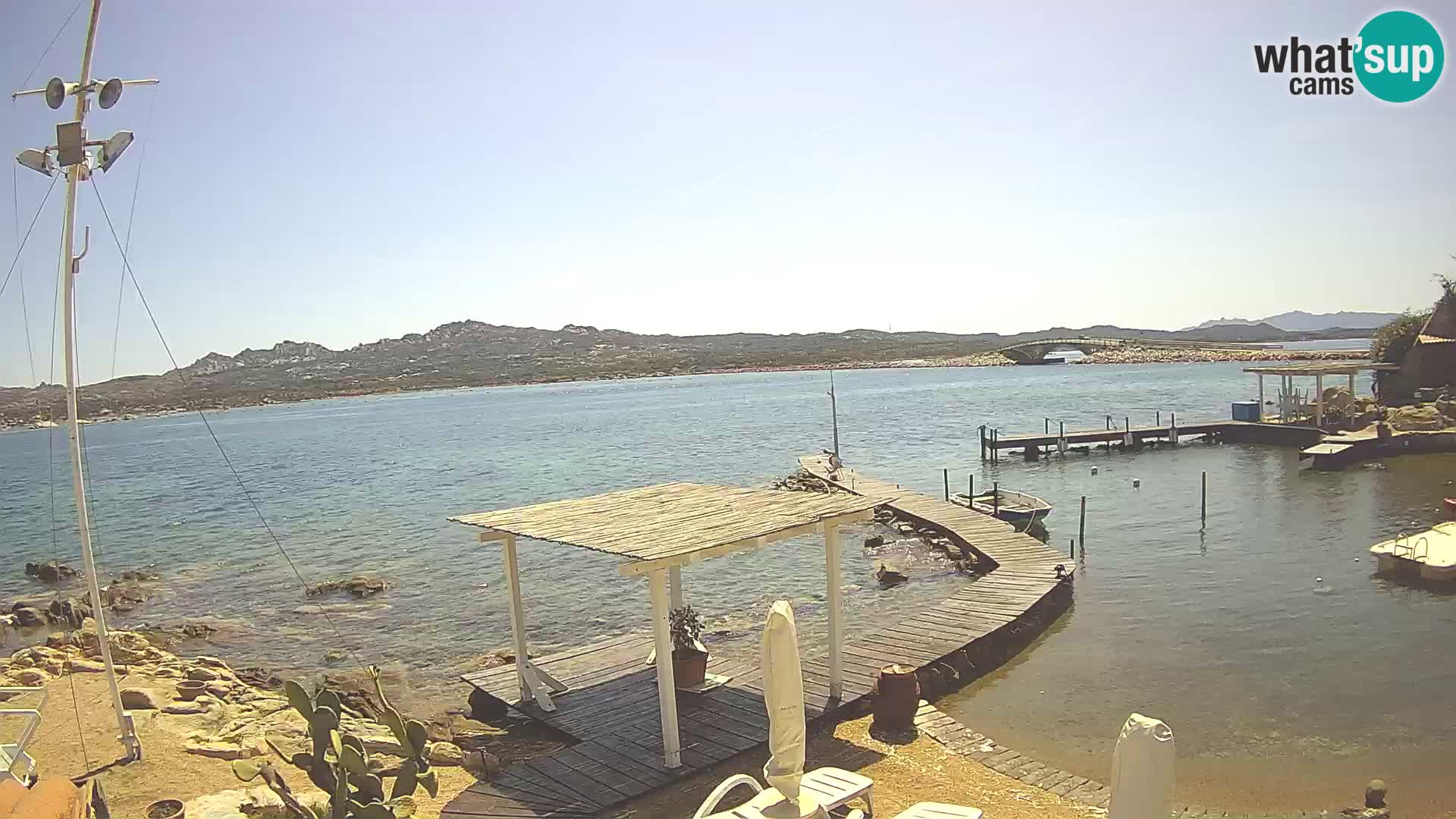 Live webcam Ponte Caprera – La Maddalena – Sardegna – Italia