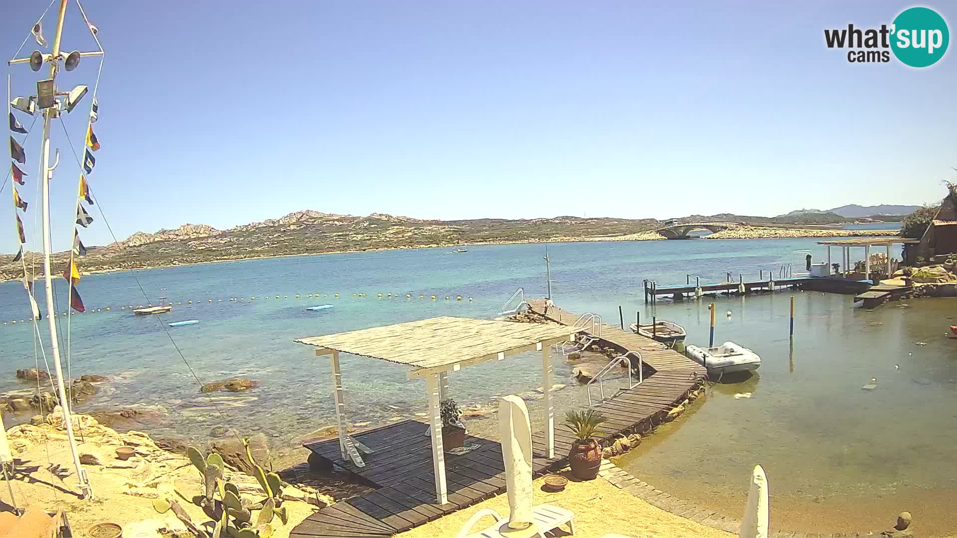 Live webcam Ponte Caprera – La Maddalena – Sardinia – Italy