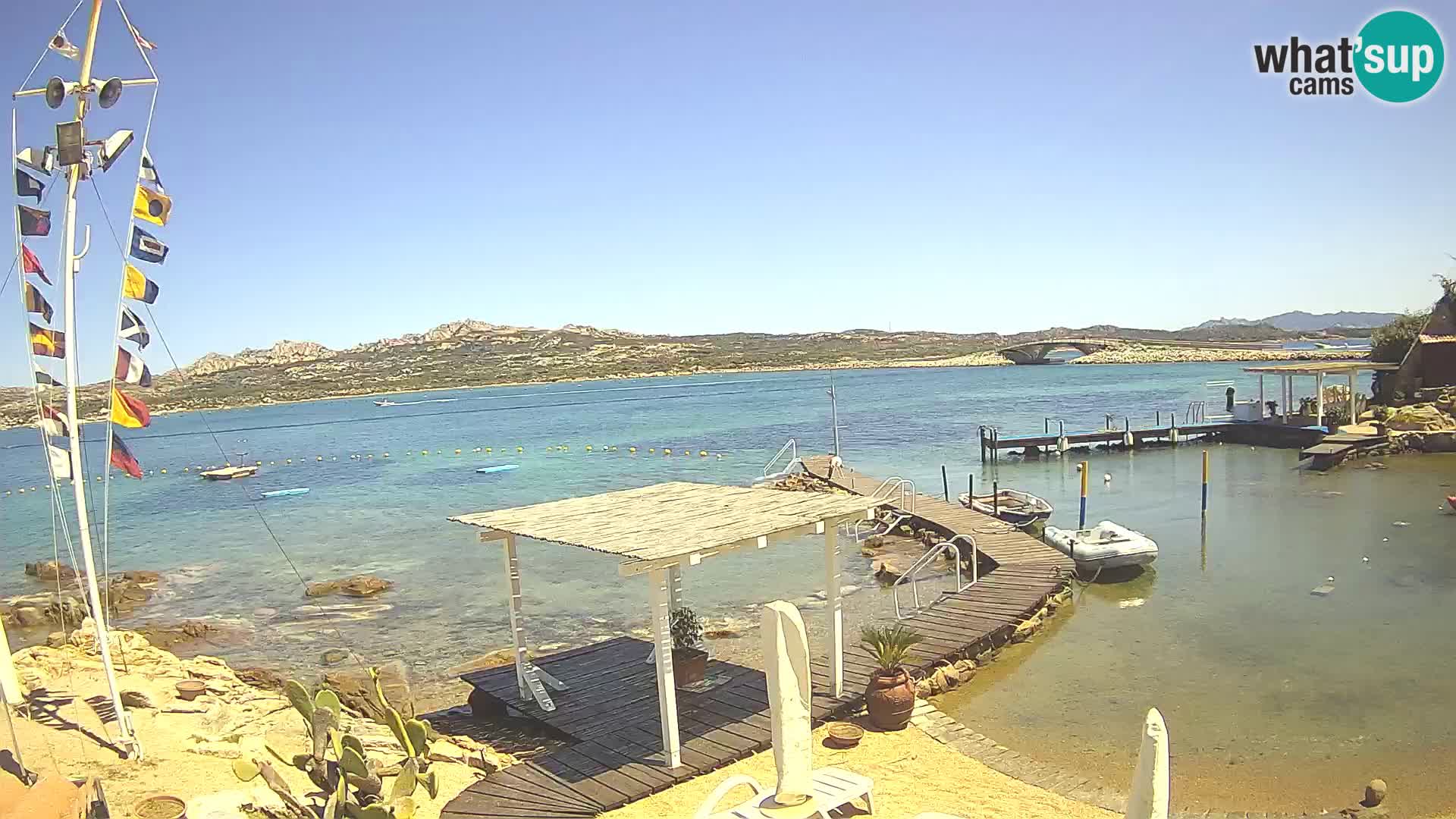 Live webcam Ponte Caprera – La Maddalena – Sardegna – Italia