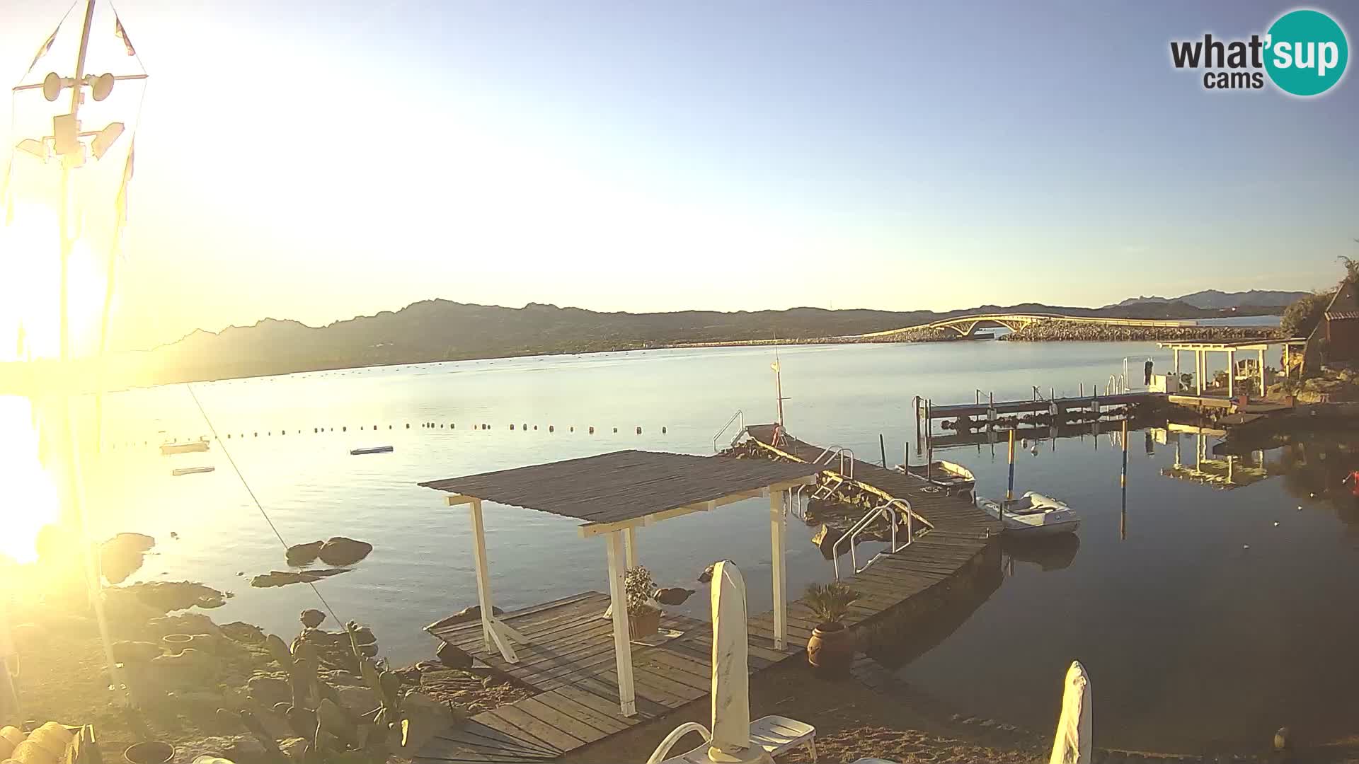 Live webcam Ponte Caprera – La Maddalena – Sardinia – Italy