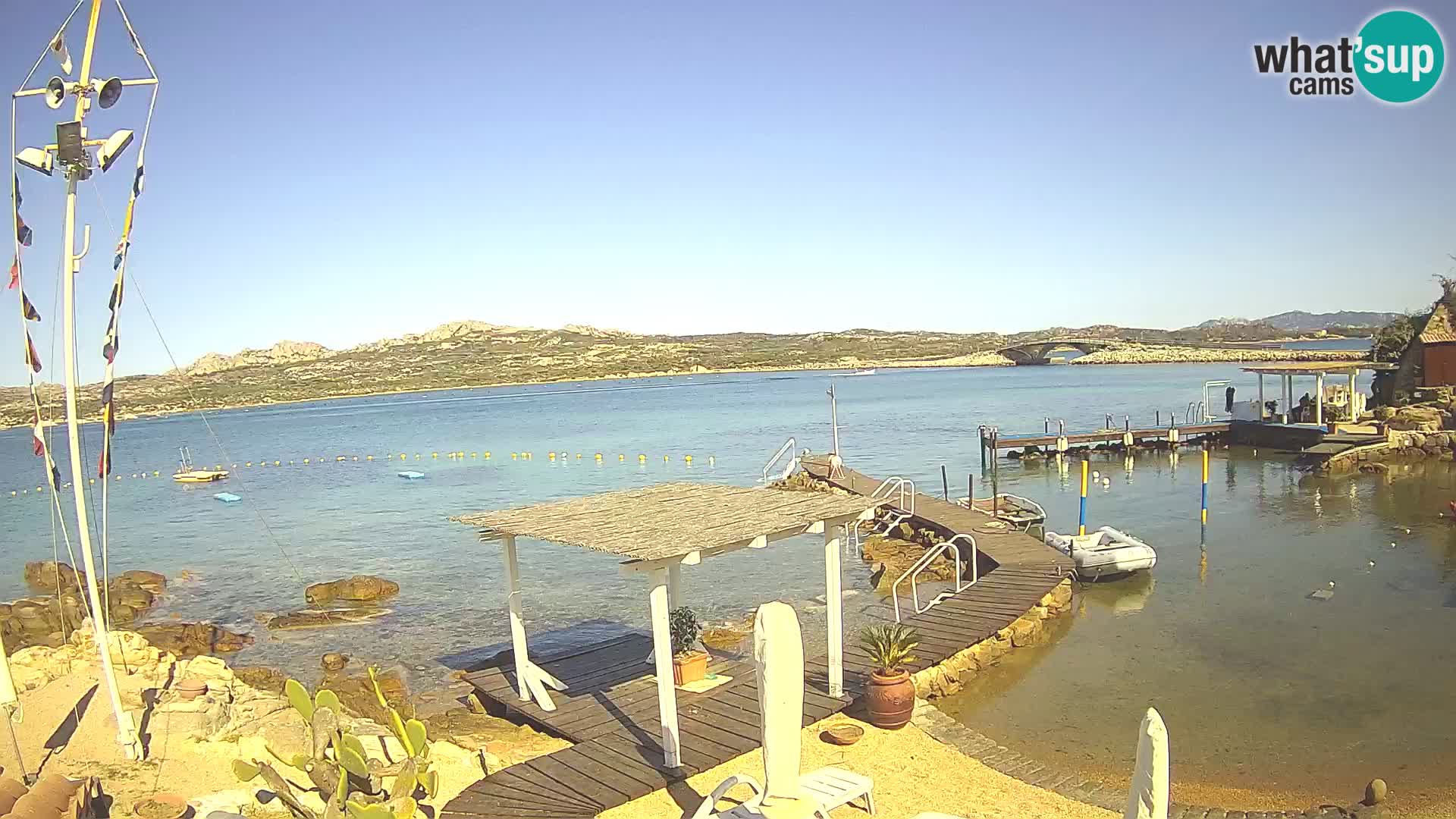 Live webcam Ponte Caprera – La Maddalena – Sardinia – Italy