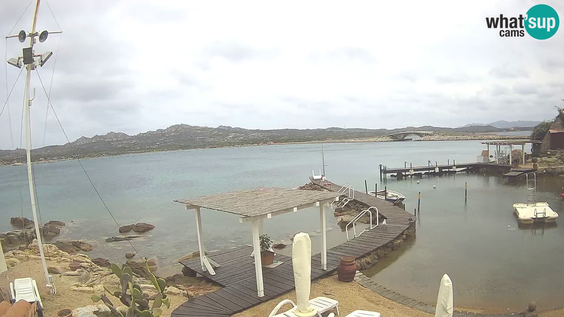 Live webcam Ponte Caprera – La Maddalena – Sardinia – Italy