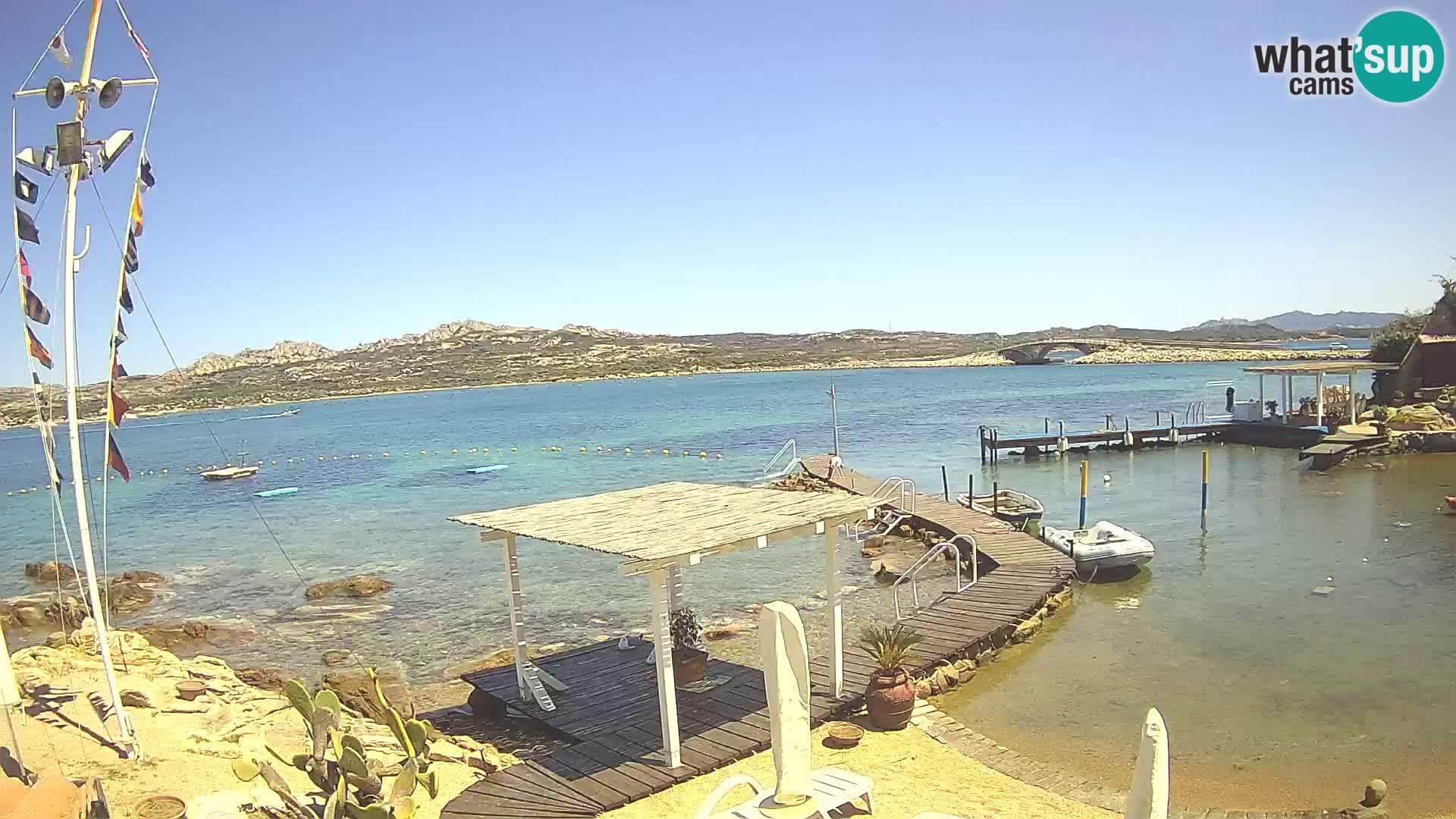 Live webcam Ponte Caprera – La Maddalena – Sardinia – Italy
