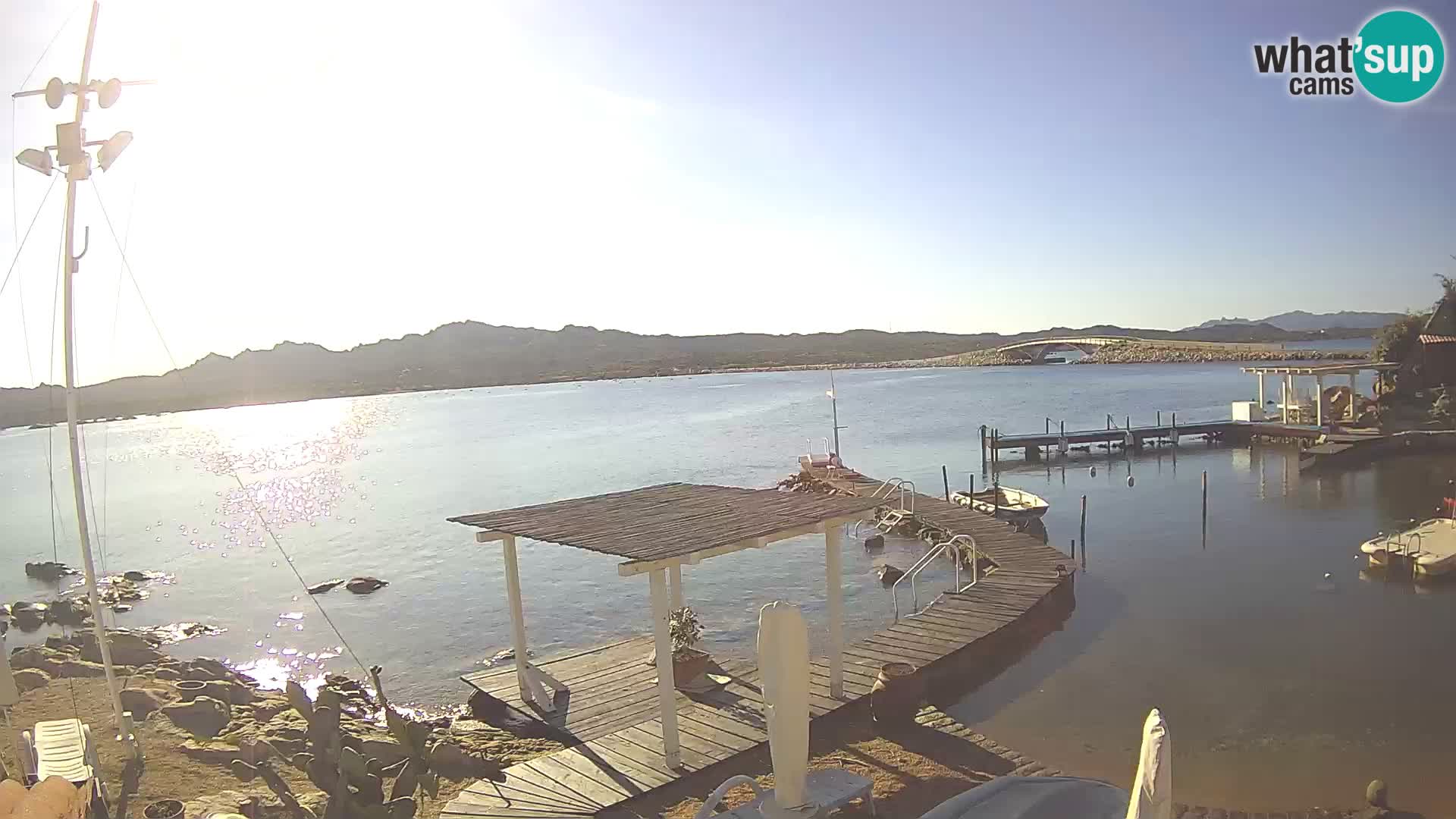 Live webcam Ponte Caprera – La Maddalena – Sardegna – Italia