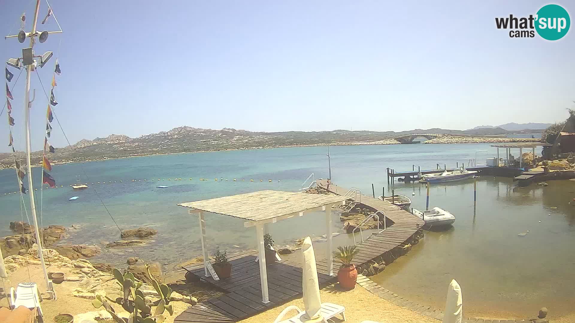 Live-Webcam Ponte Caprera – La Maddalena – Sardinien – Italien