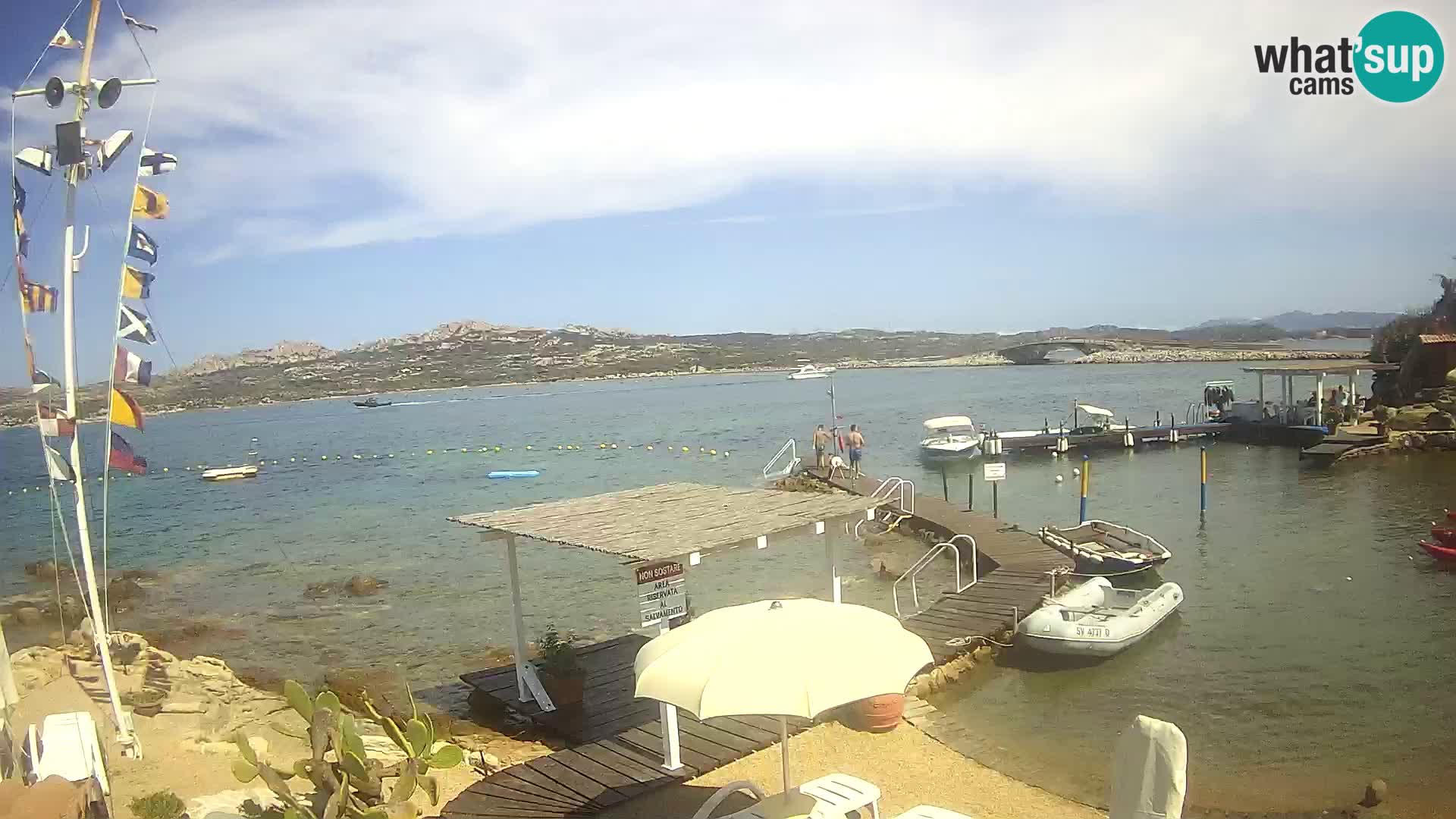 Webcam en vivo Ponte Caprera – La Maddalena – Cerdeña – Italia