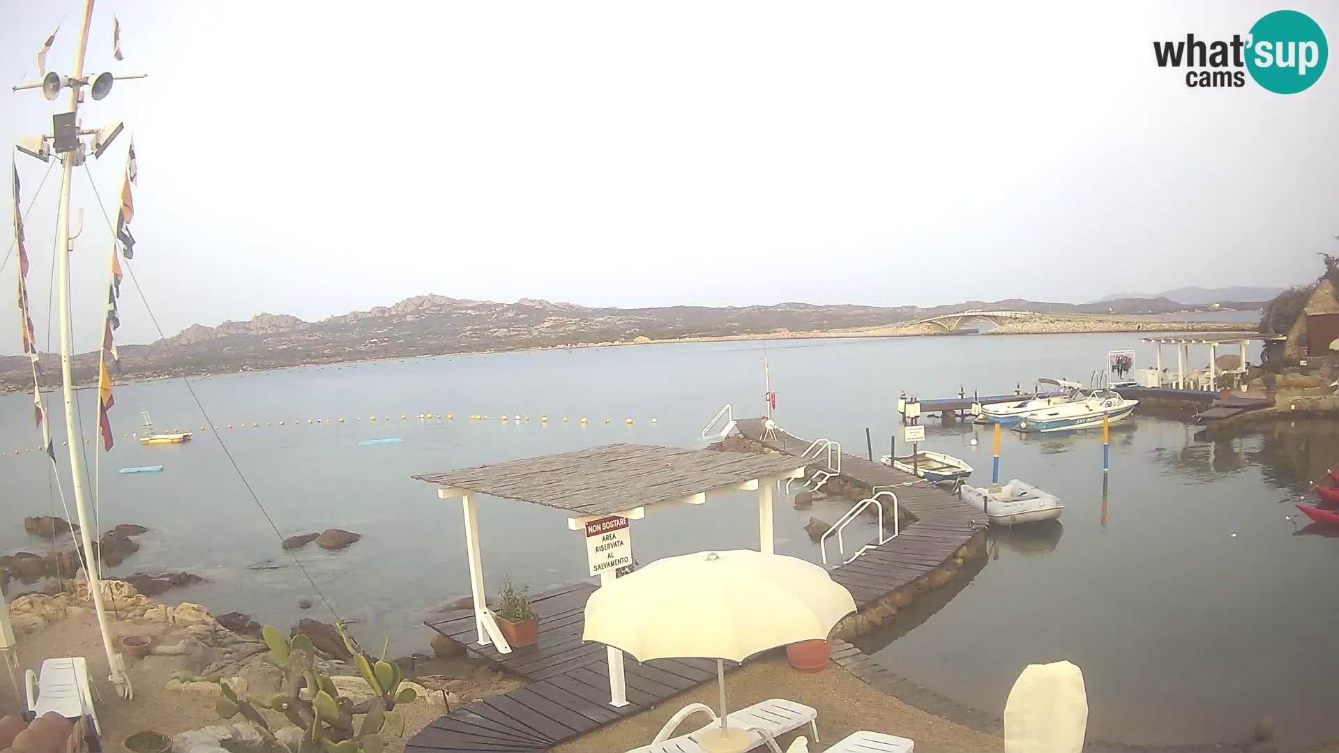 Live webcam Ponte Caprera – La Maddalena – Sardegna – Italia