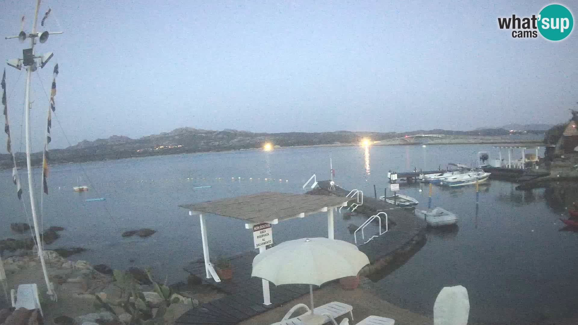 Live-Webcam Ponte Caprera – La Maddalena – Sardinien – Italien