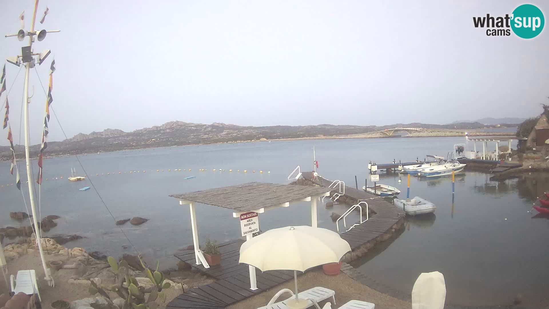 Webcam en direct Ponte Caprera – La Maddalena – Sardaigne – Italie