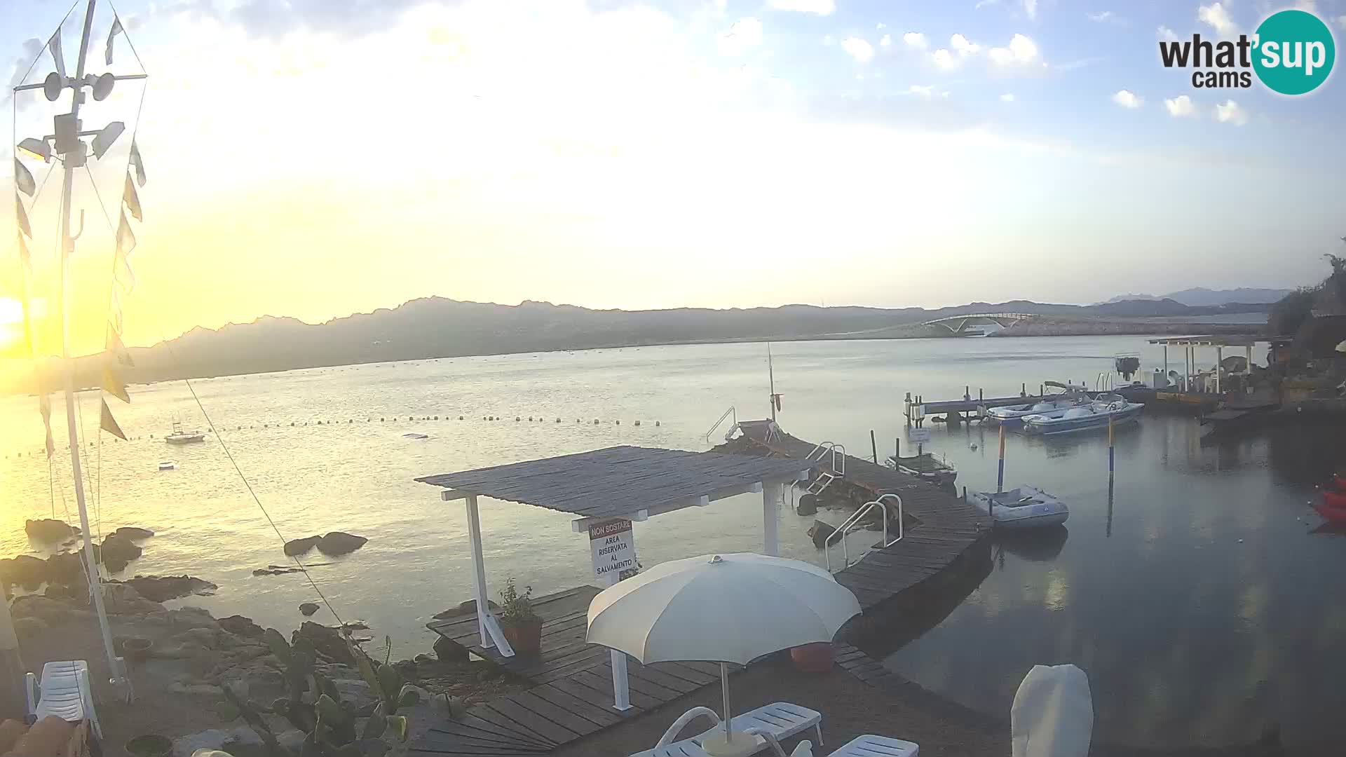 Live webcam Ponte Caprera – La Maddalena – Sardinia – Italy