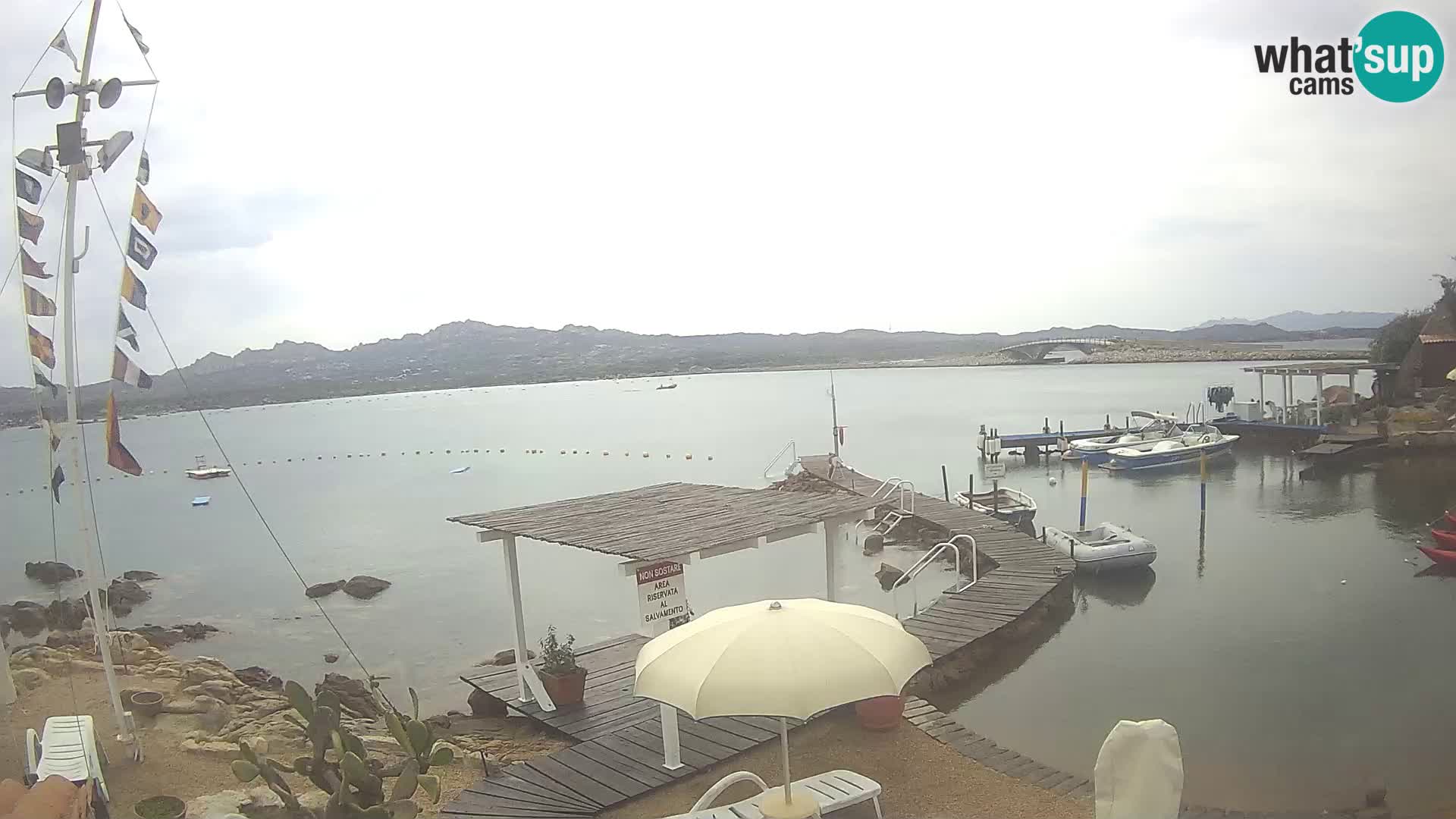 Live-Webcam Ponte Caprera – La Maddalena – Sardinien – Italien