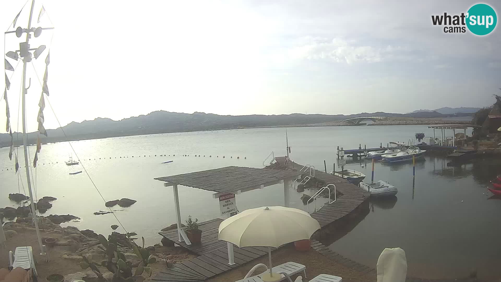 Live-Webcam Ponte Caprera – La Maddalena – Sardinien – Italien