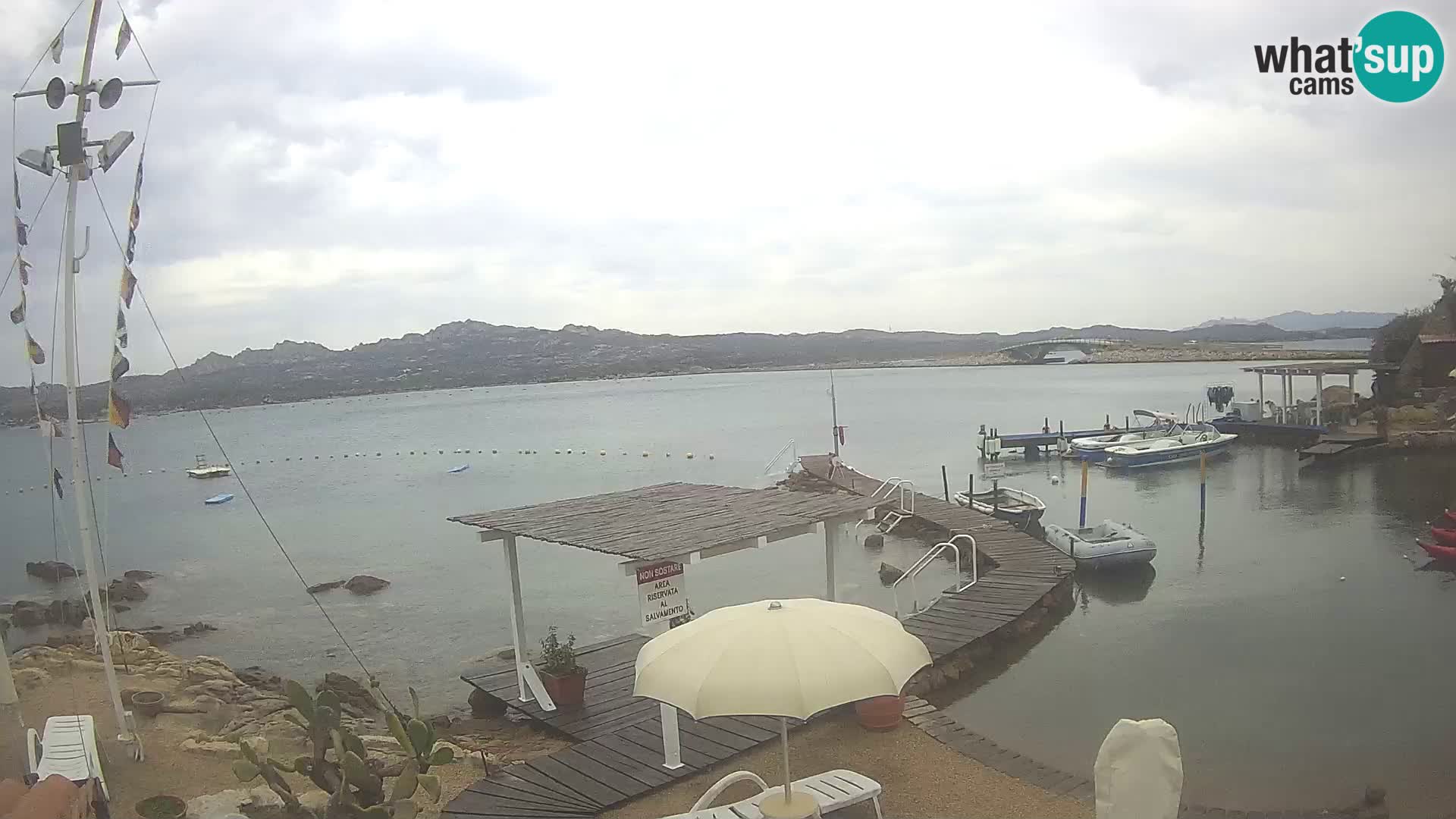 Webcam en direct Ponte Caprera – La Maddalena – Sardaigne – Italie