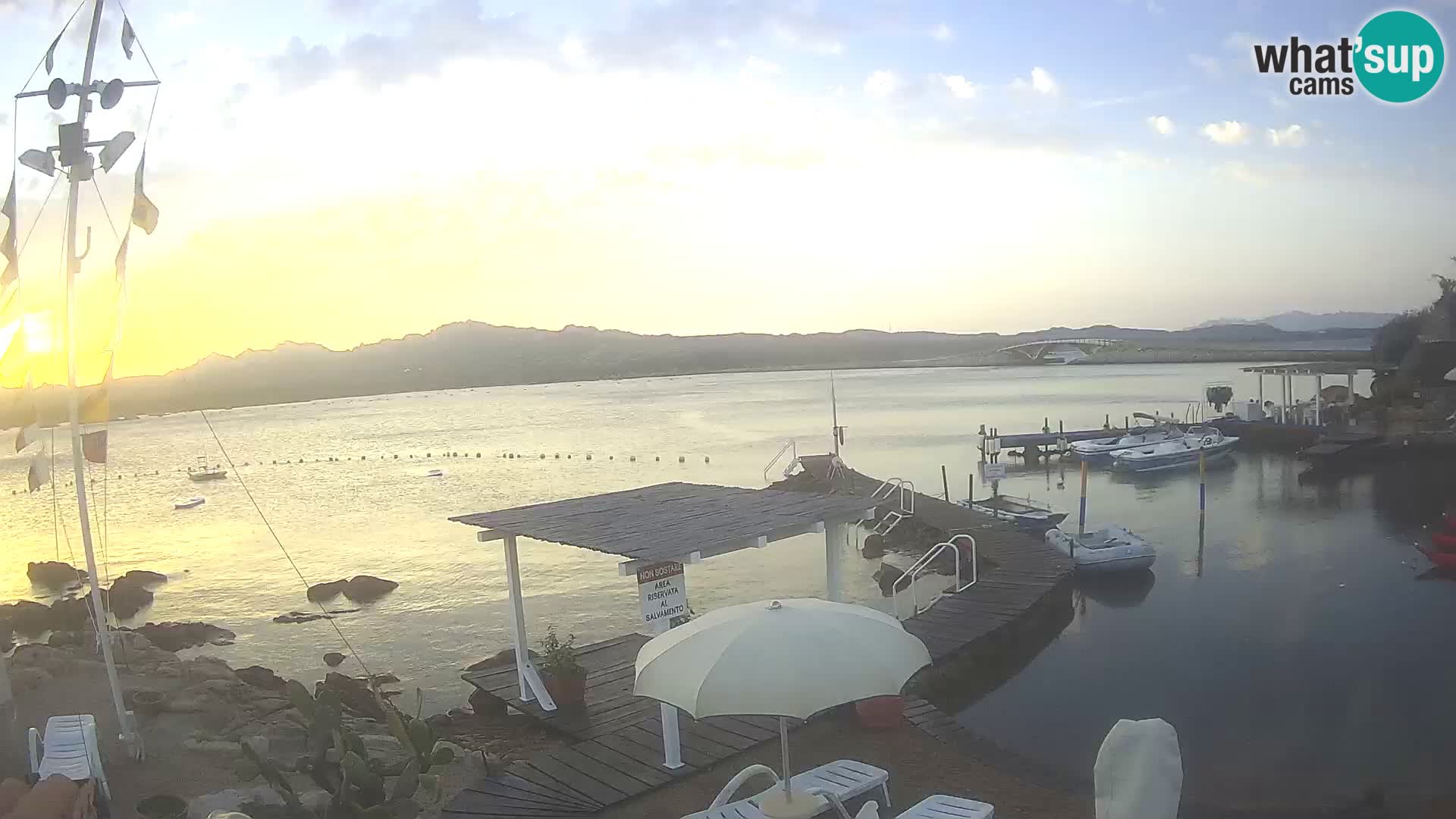 Live-Webcam Ponte Caprera – La Maddalena – Sardinien – Italien