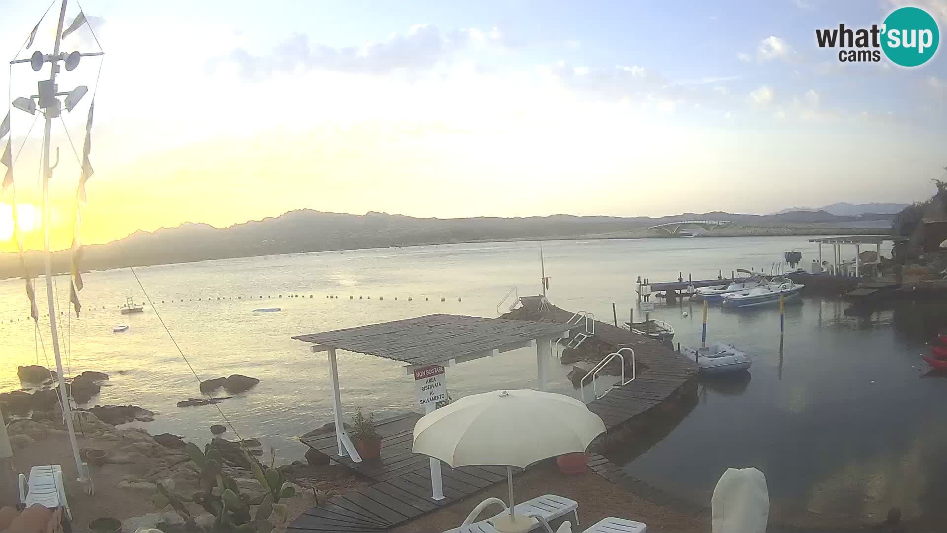 Webcam en direct Ponte Caprera – La Maddalena – Sardaigne – Italie