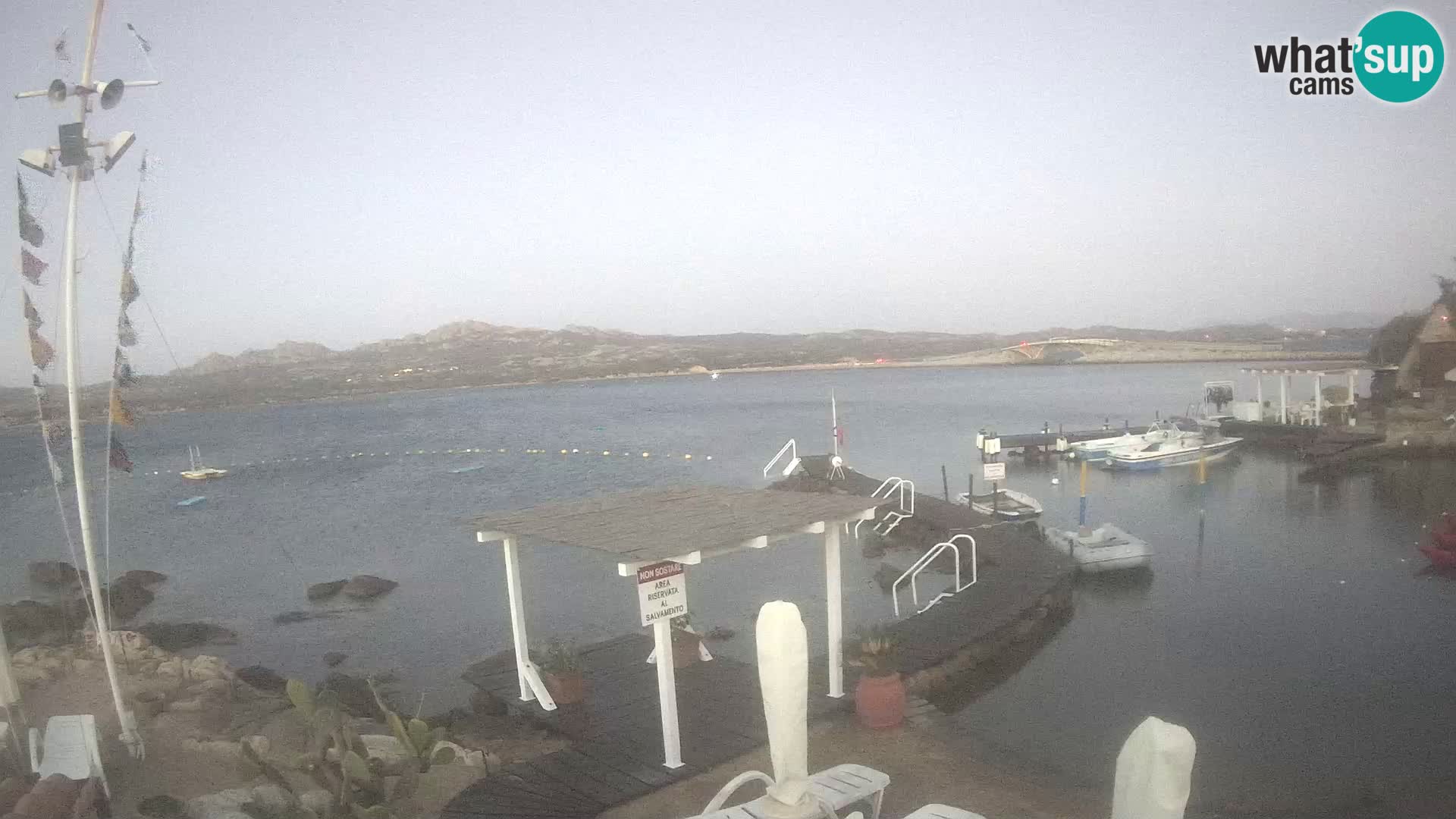Live webcam Ponte Caprera – La Maddalena – Sardegna – Italia