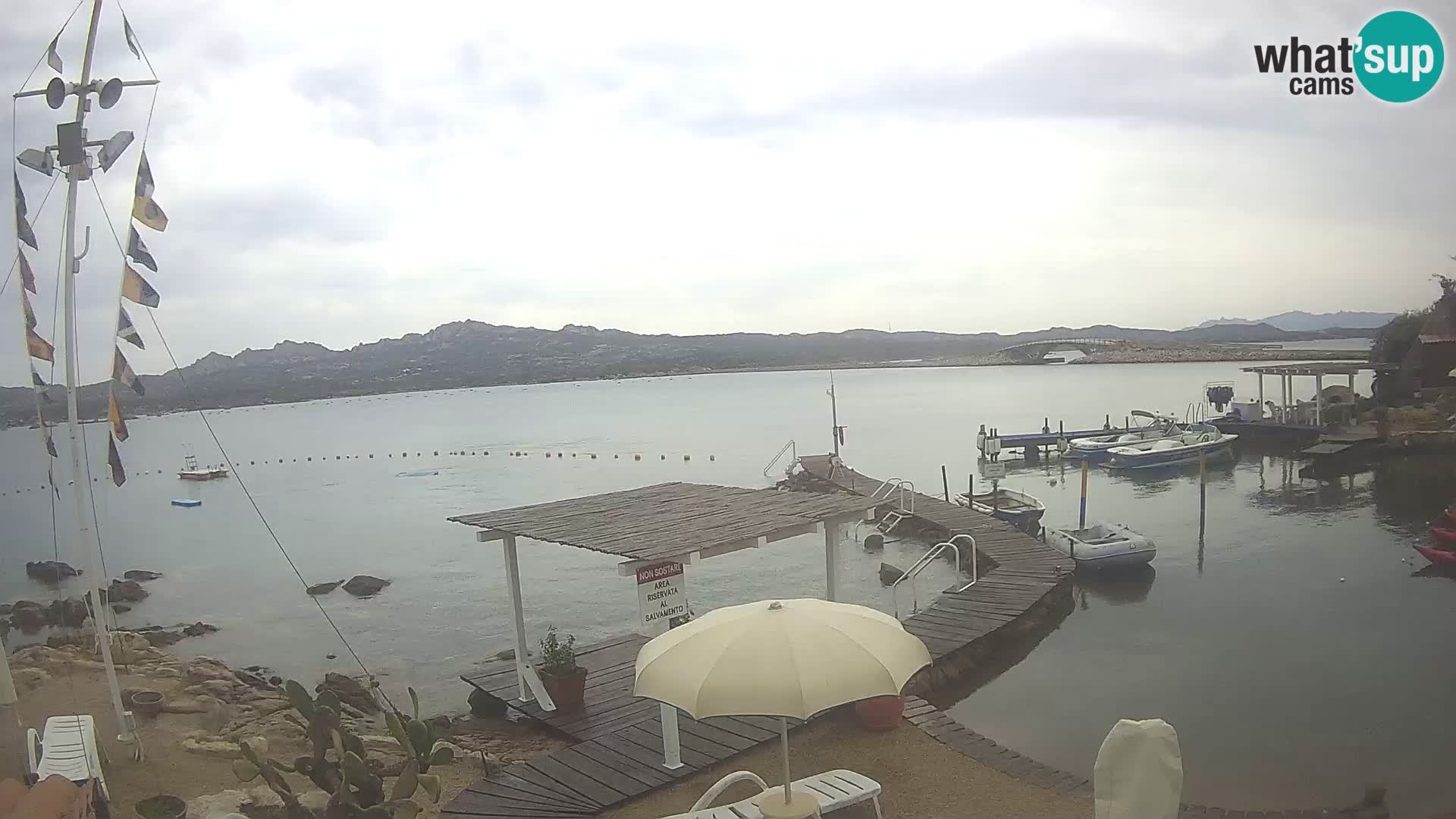 Webcam en direct Ponte Caprera – La Maddalena – Sardaigne – Italie