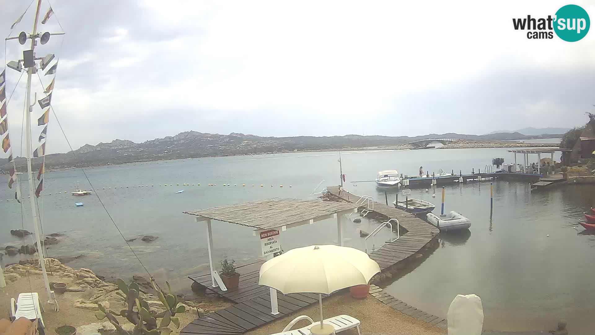 Live webcam Ponte Caprera – La Maddalena – Sardegna – Italia