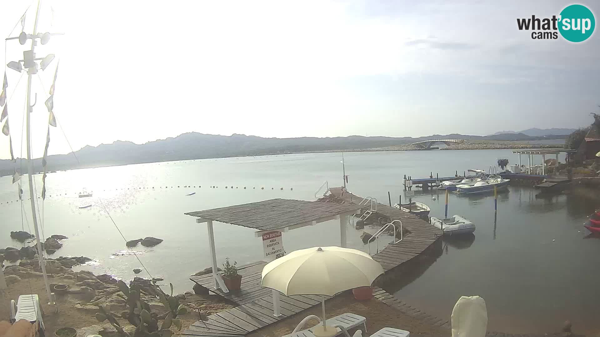 Live-Webcam Ponte Caprera – La Maddalena – Sardinien – Italien