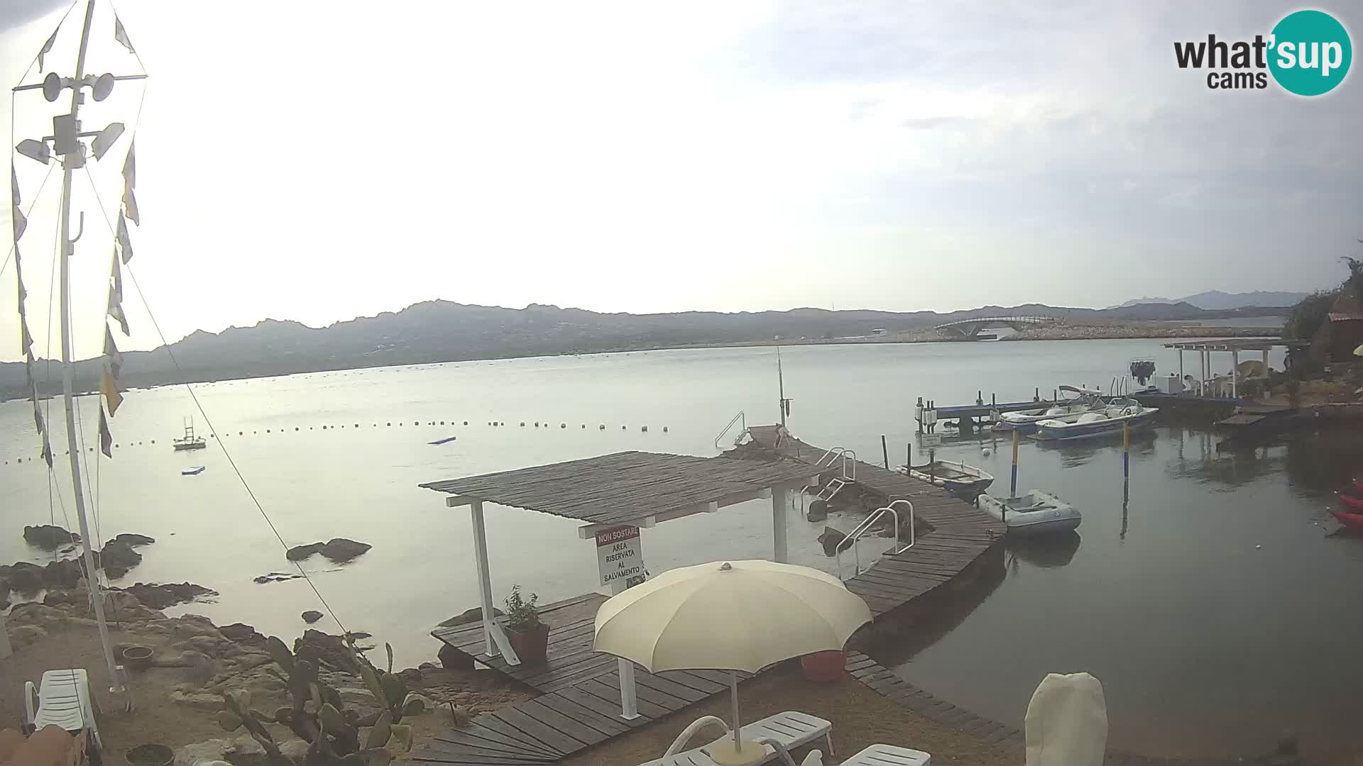 Live webcam Ponte Caprera – La Maddalena – Sardegna – Italia