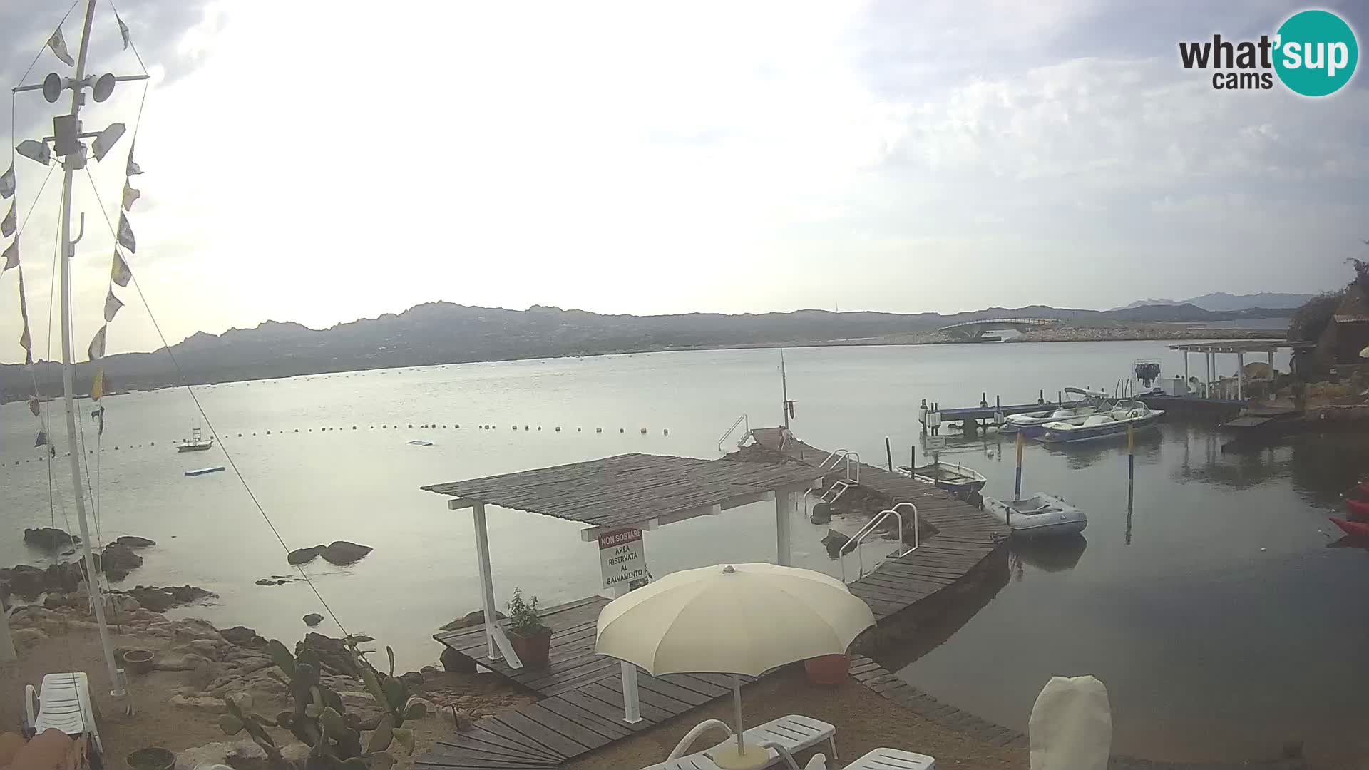 Webcam en direct Ponte Caprera – La Maddalena – Sardaigne – Italie