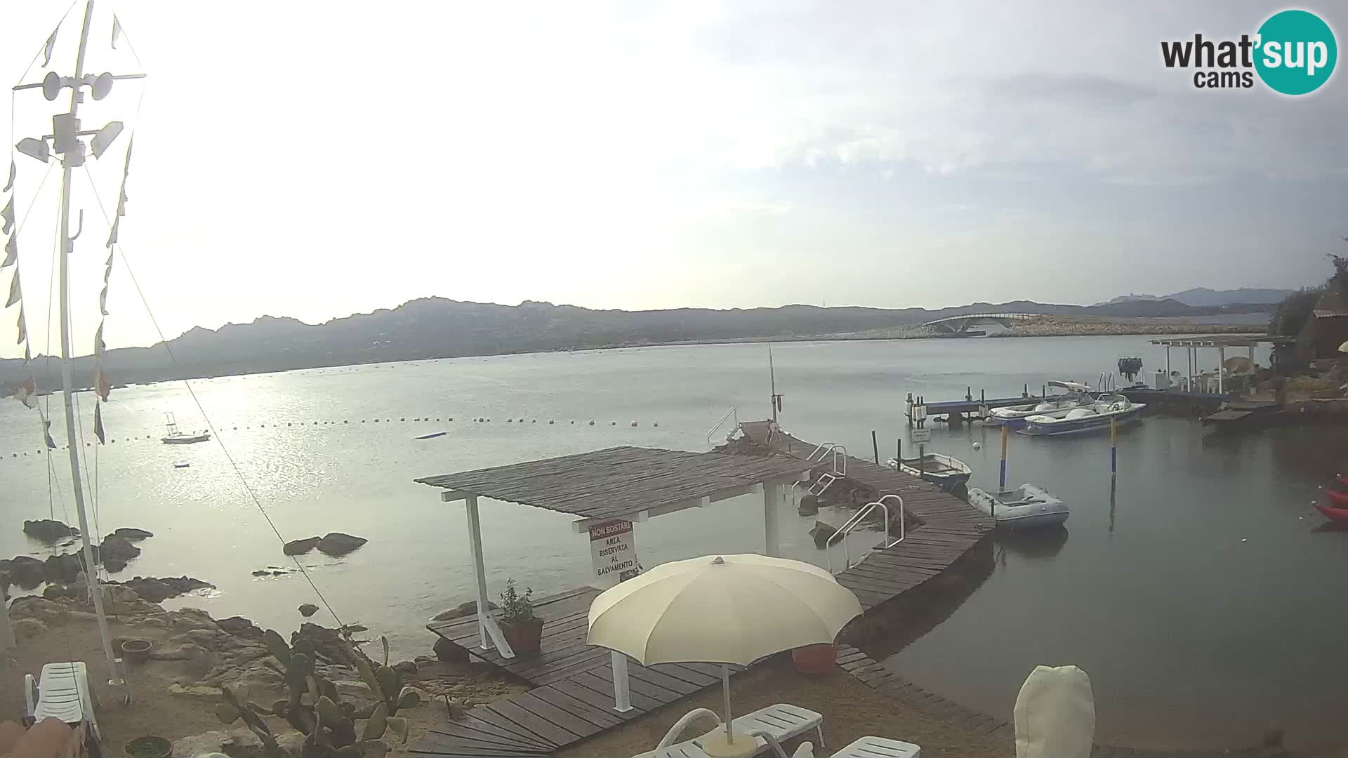 Webcam en vivo Ponte Caprera – La Maddalena – Cerdeña – Italia