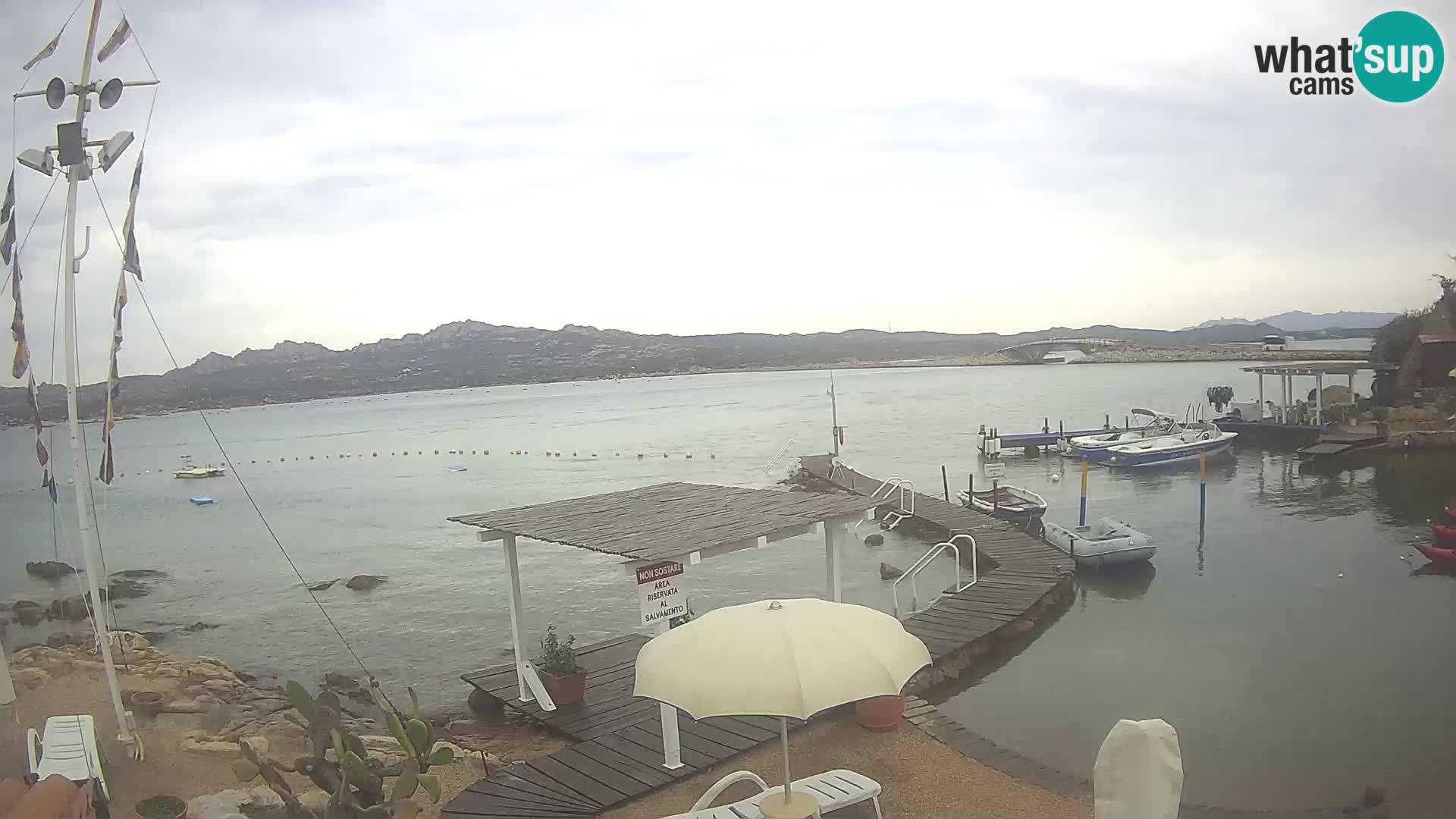 Live webcam Ponte Caprera – La Maddalena – Sardegna – Italia